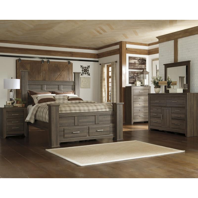  Signature Design by Ashley Juararo B251-67 Queen Poster Headboard IMAGE 3
