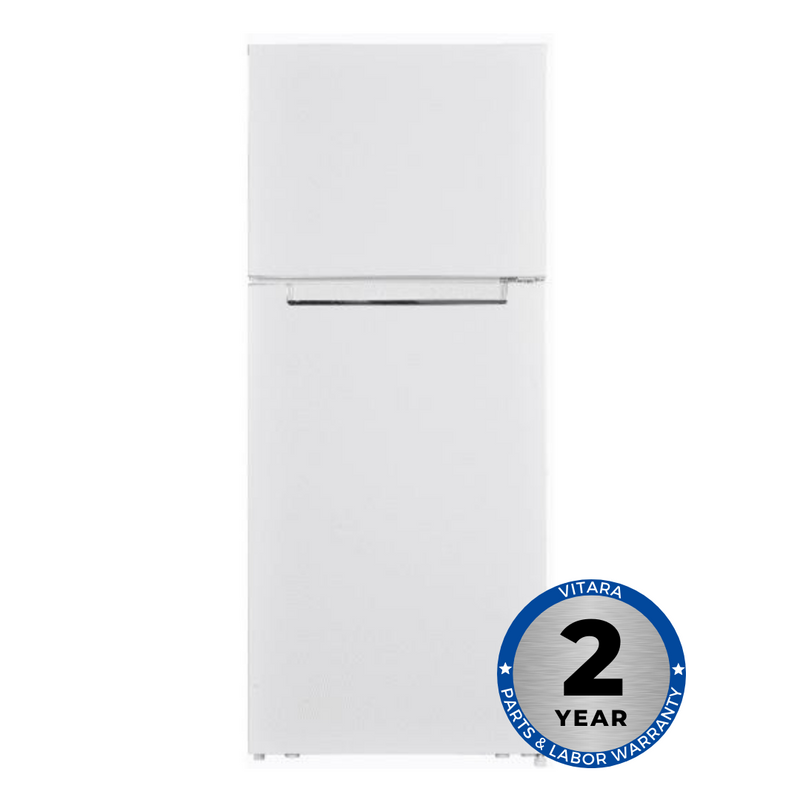 Vitara 27.7-inch, 18 cu. ft. Freestanding Top Freezer Refrigerator VTFR1800EWE