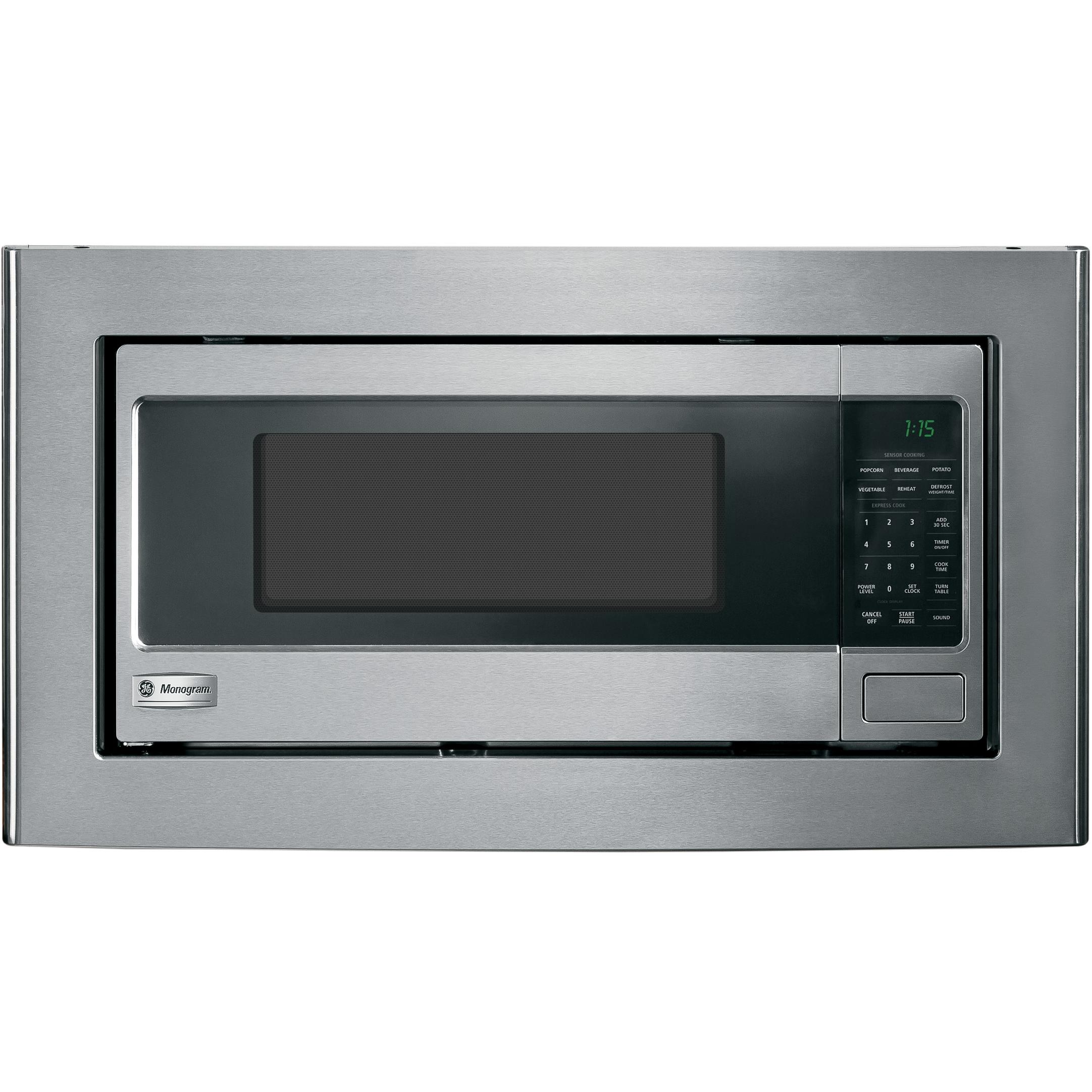  GE 30" Built-In Trim Kit For Microwave Ovens JX830SFC IMAGE 2