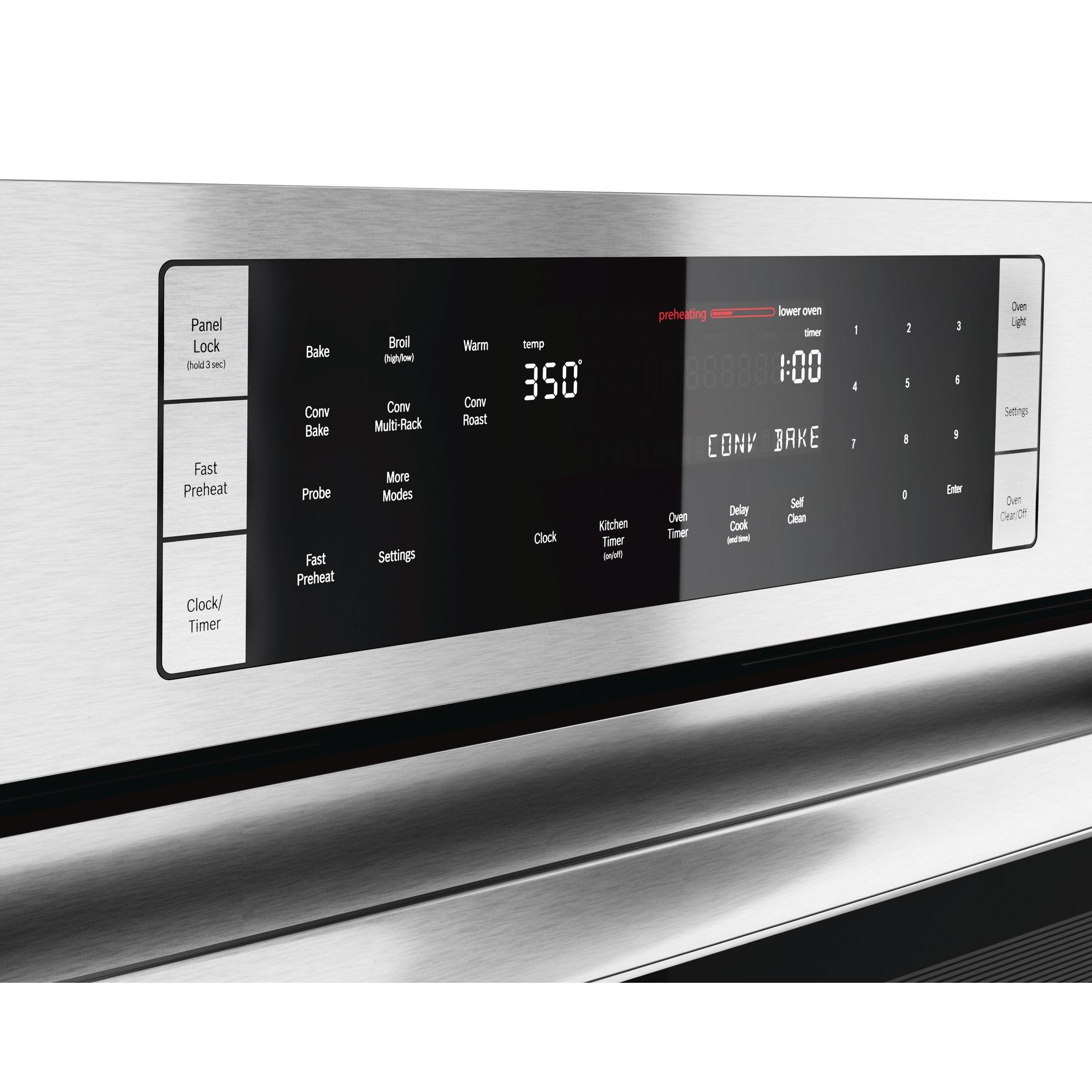 Bosch 30-inch, 9.2 cu. ft. Built-in Double Wall Oven with Convection HBL8651UC IMAGE 4