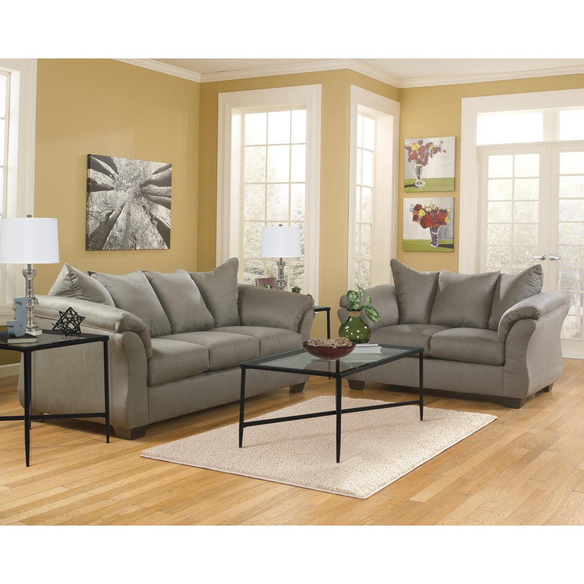  Signature Design by Ashley Darcy Stationary Fabric Sofa 7500538 IMAGE 5
