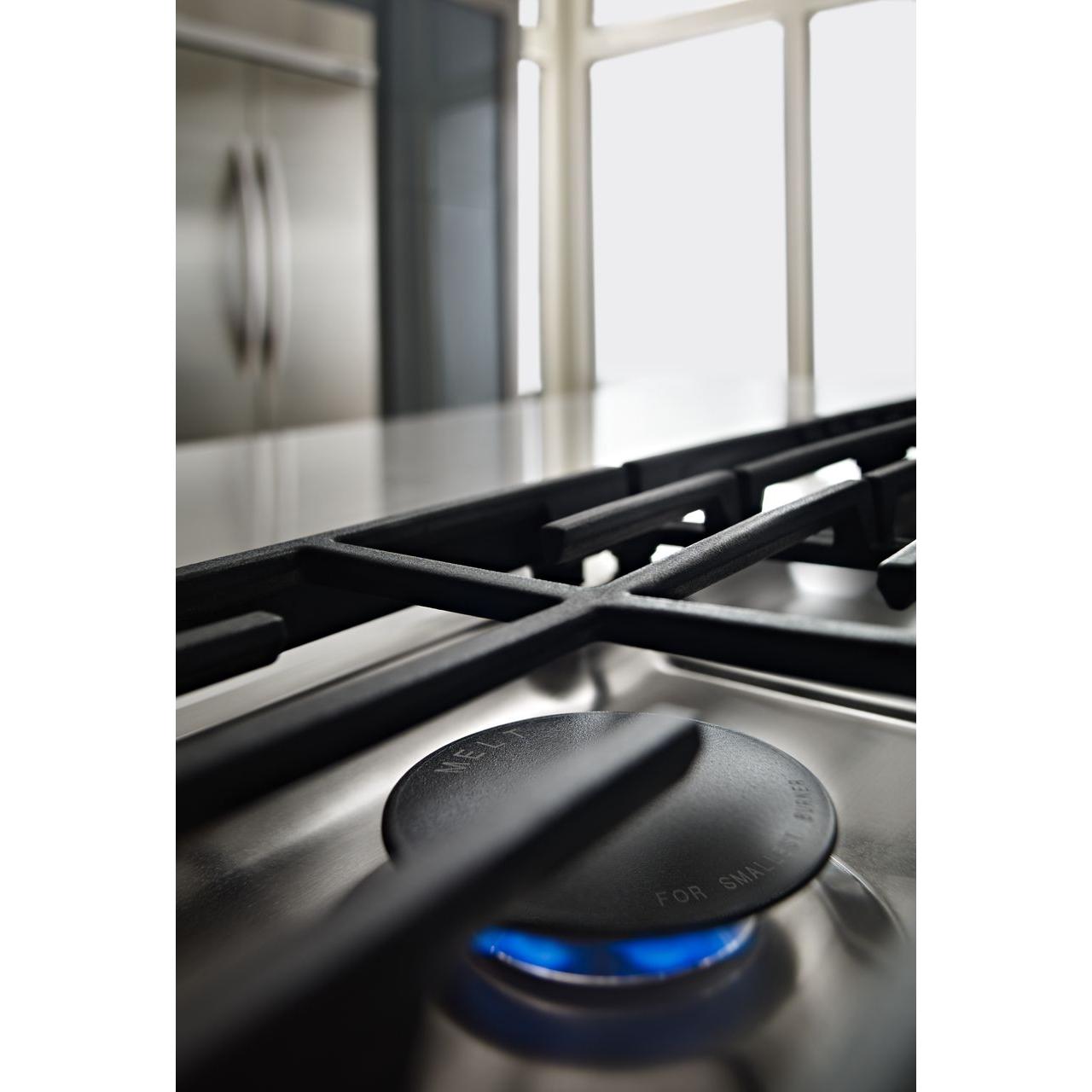  KitchenAid 30-inch Built-in Gas Cooktop with Even-Heat™ Burner KCGS350ESS IMAGE 7