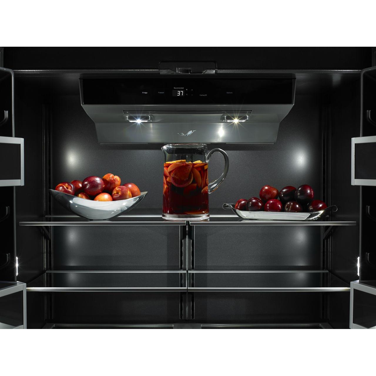  JennAir 36-inch, 20.9 cu.ft. Built-in Bottom Freezer Refrigerator with Obsidian Interior JB36NXFXLE IMAGE 6