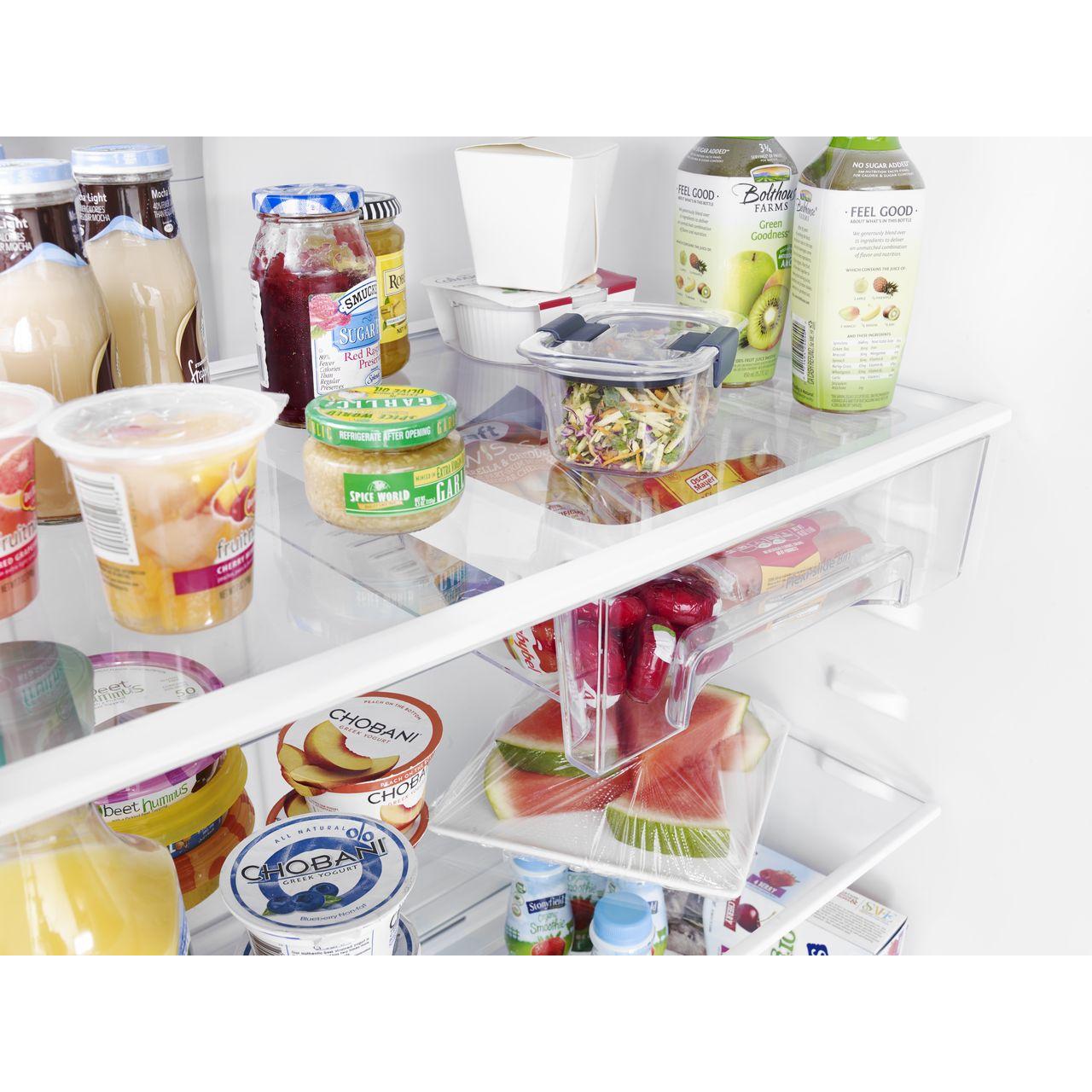  Whirlpool 33-inch, 21.3 cu. ft. Freestanding Top Freezer Refrigerator with Flexi-Slide™ Bin WRT541SZDM IMAGE 8