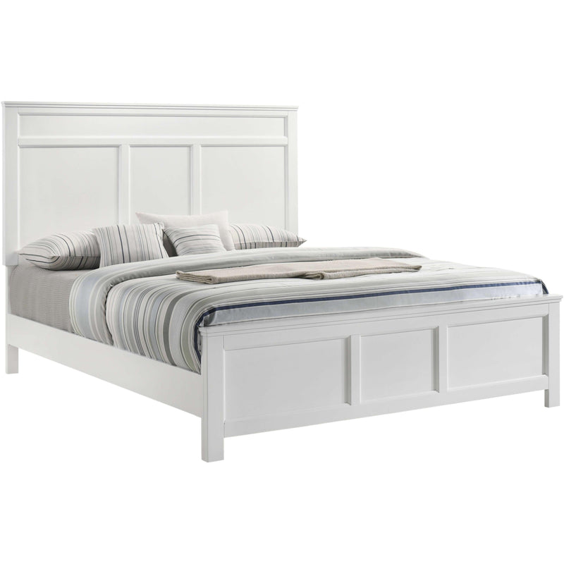 New Classic Furniture Andover B677W 6 pc Queen Panel Bedroom Set IMAGE 2