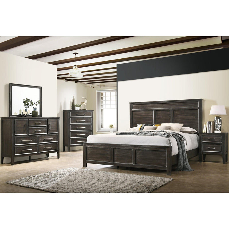 New Classic Furniture Andover B677B 6 pc Queen Panel Bedroom Set IMAGE 1