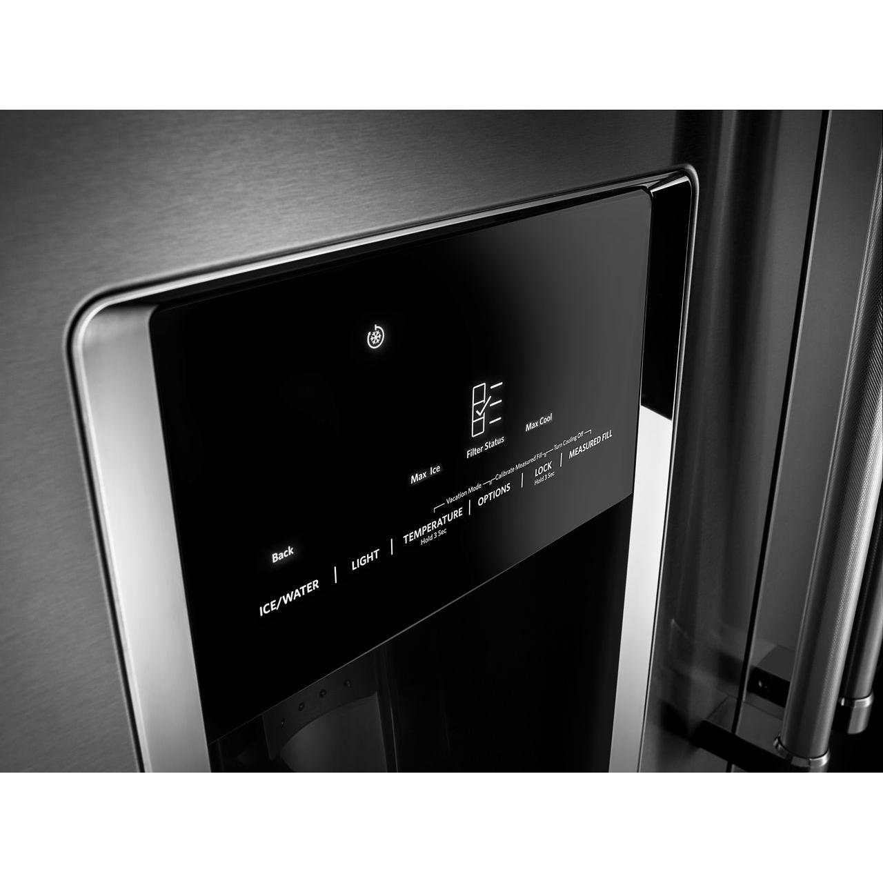  KitchenAid 36-inch, 25.8 cu. ft. French 5-Door Refrigerator with Ice and Water KRMF706ESS IMAGE 6