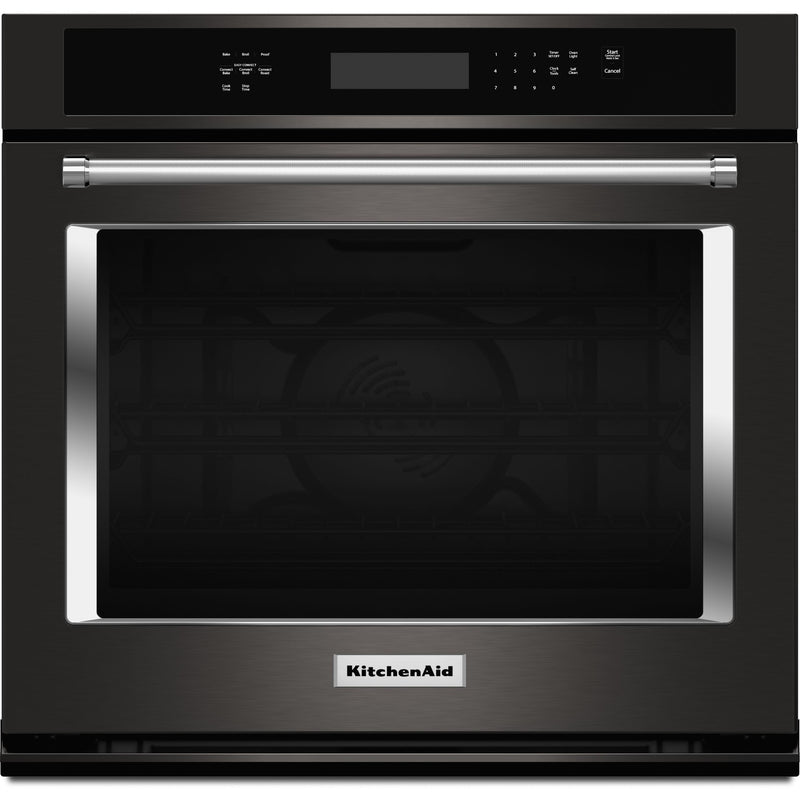 KitchenAid 30-inch, 5 cu. ft. Built-in Single Wall Oven with Convection KOSE500EBS IMAGE 1