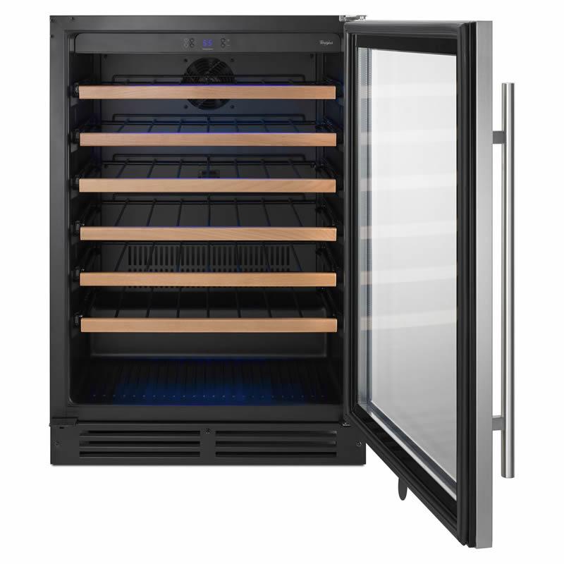  Whirlpool 51-bottle Undercounter Wine Cellar WUW35X24DS IMAGE 2