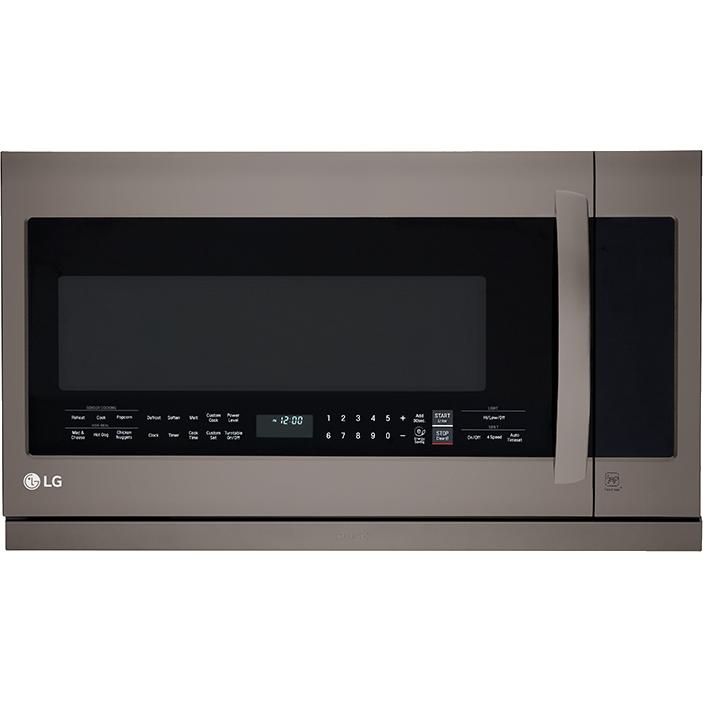  LG 30-inch, 2.2 cu. ft. Over-the-Range Microwave Oven with 2nd Generation Slide-Out ExtendaVent™ LMV2257BD IMAGE 1