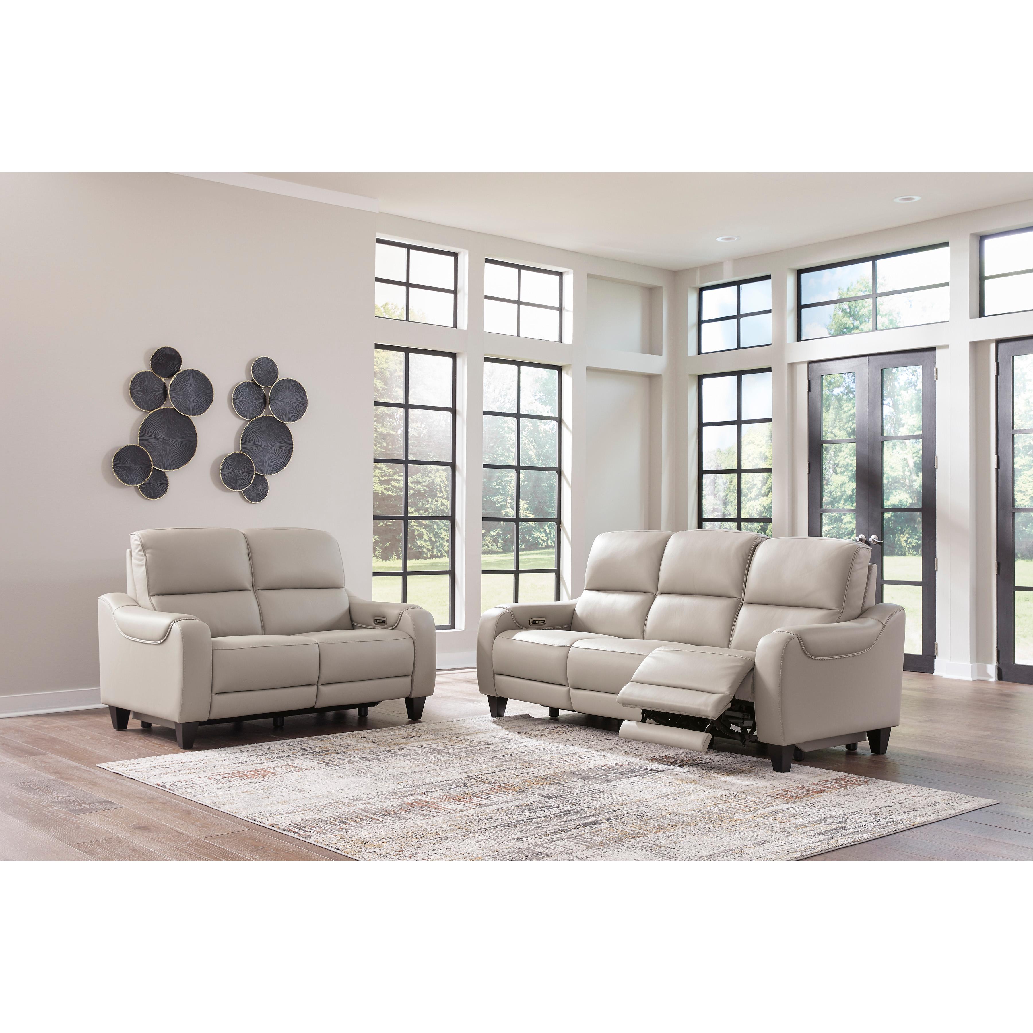  Signature Design by Ashley Mercomatic U75312U1 2 pc Power Reclining Living Room Set IMAGE 2