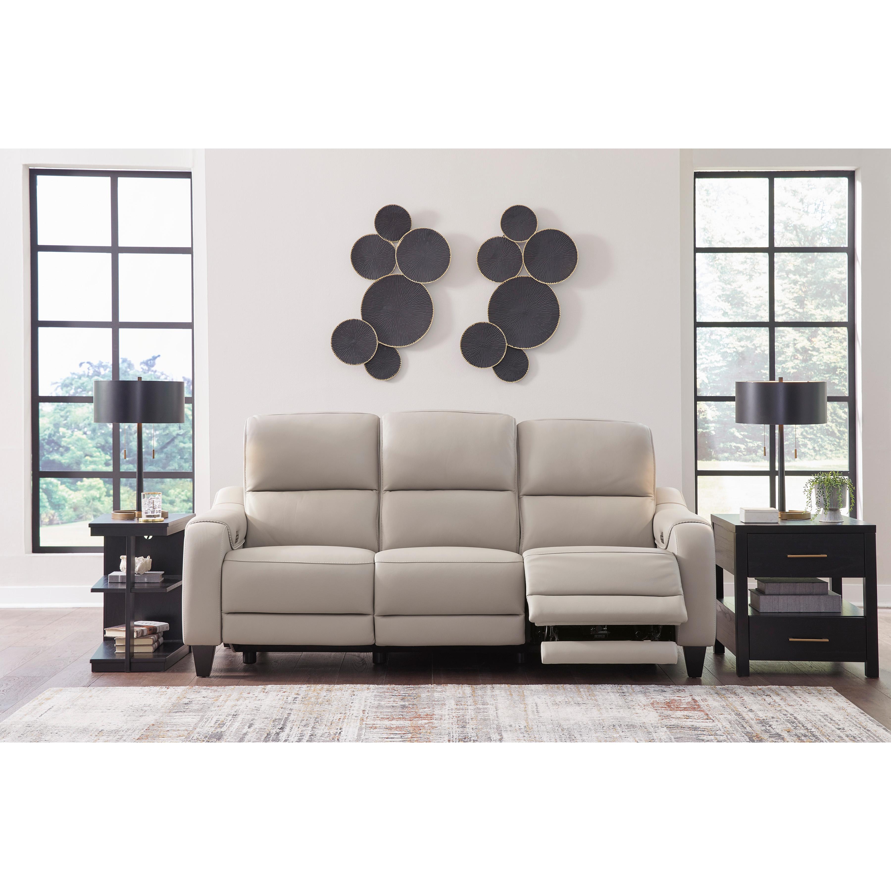  Signature Design by Ashley Mercomatic U75312U1 2 pc Power Reclining Living Room Set IMAGE 3