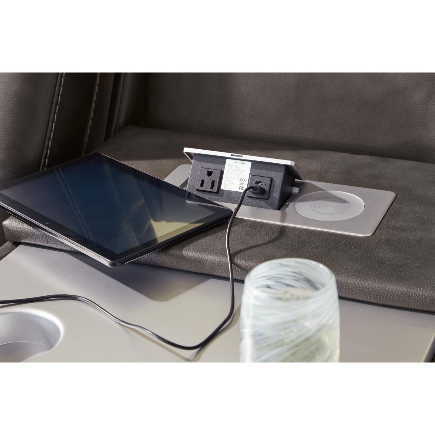 Signature Design by Ashley Fyne-Dyme 36602U1 2 pc Power Reclining Living Room Set IMAGE 6