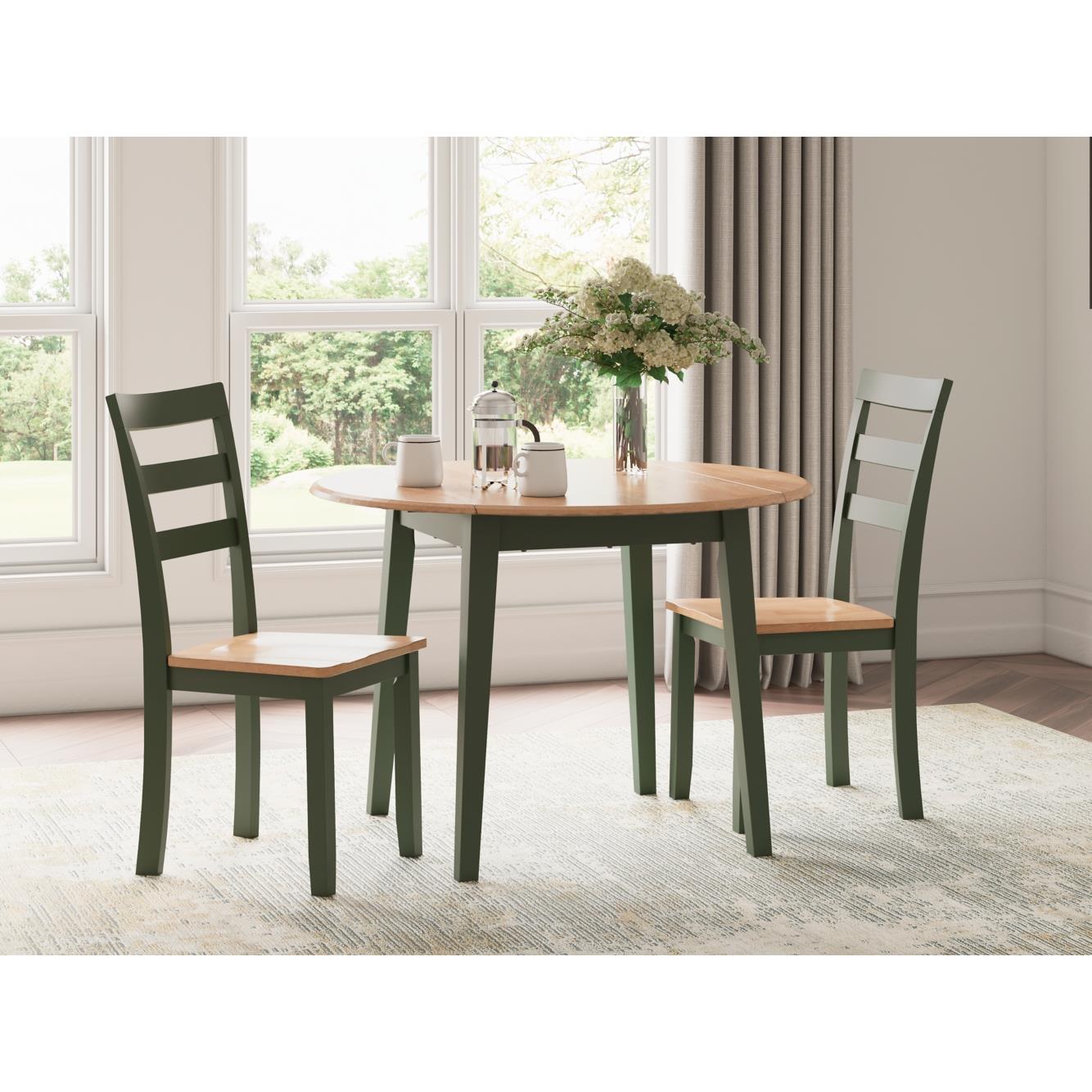 Signature Design by Ashley Gesthaven D401D4 3 pc Dining Set IMAGE 1