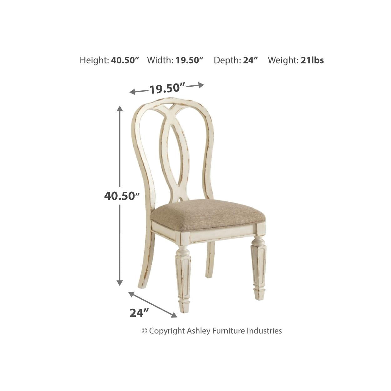  Signature Design by Ashley Realyn D743D19 9 pc Dining Set IMAGE 6