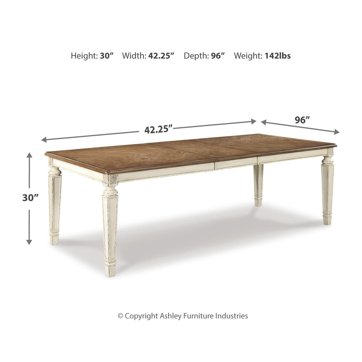  Signature Design by Ashley Realyn D743D9 9 pc Dining Set IMAGE 10
