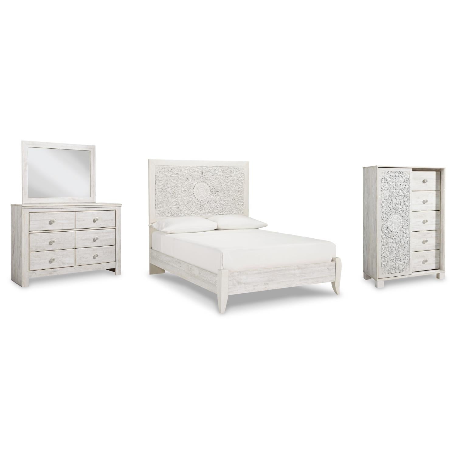  Signature Design by Ashley Paxberry B181B17 5 pc Full Panel Bedroom Set IMAGE 2