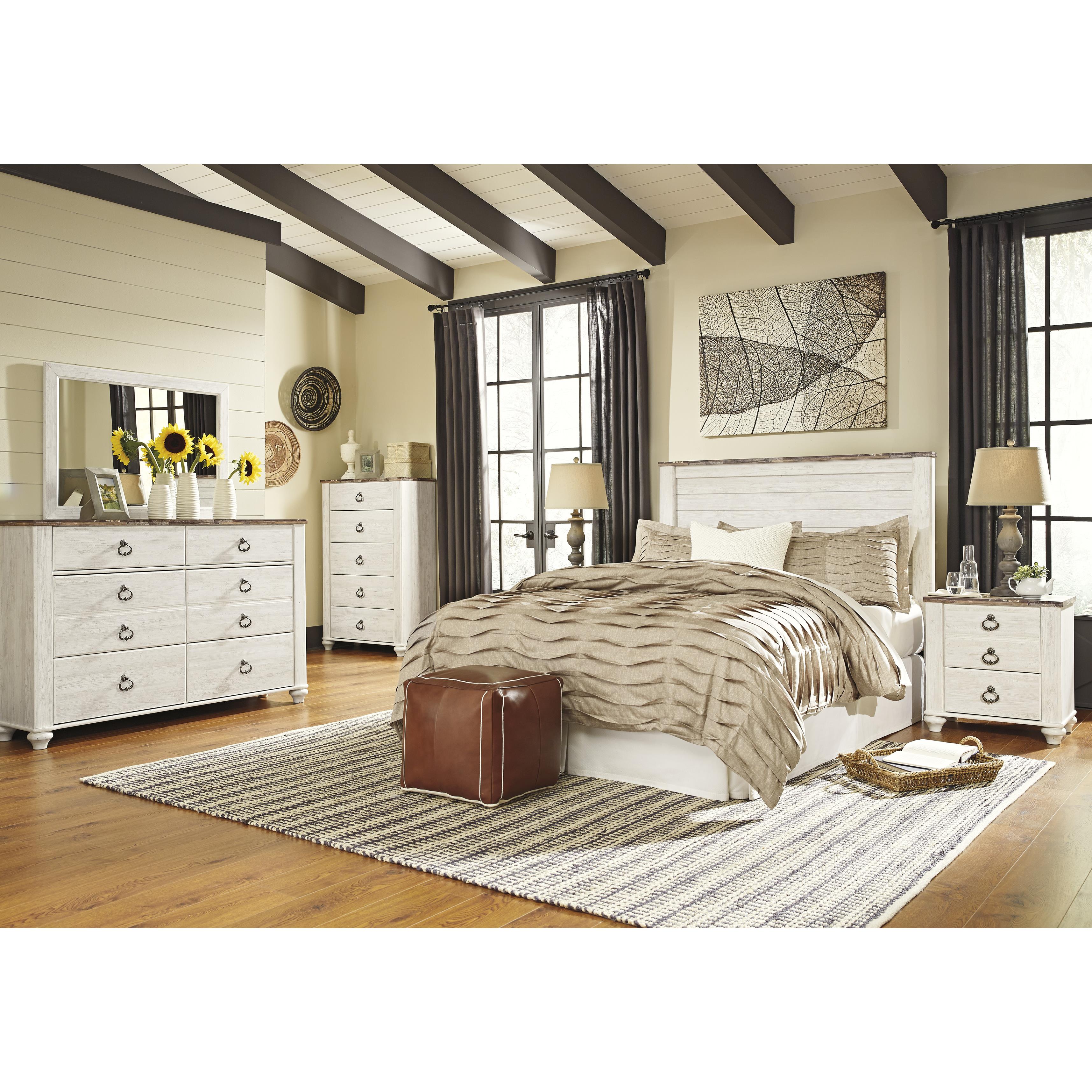  Signature Design by Ashley Willowton 2-Drawer Nightstand B267-92 IMAGE 7