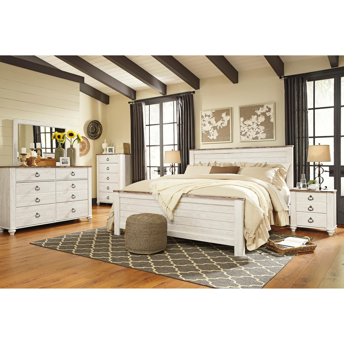  Signature Design by Ashley Willowton King Panel Bed B267-58/B267-56/B267-99 IMAGE 4