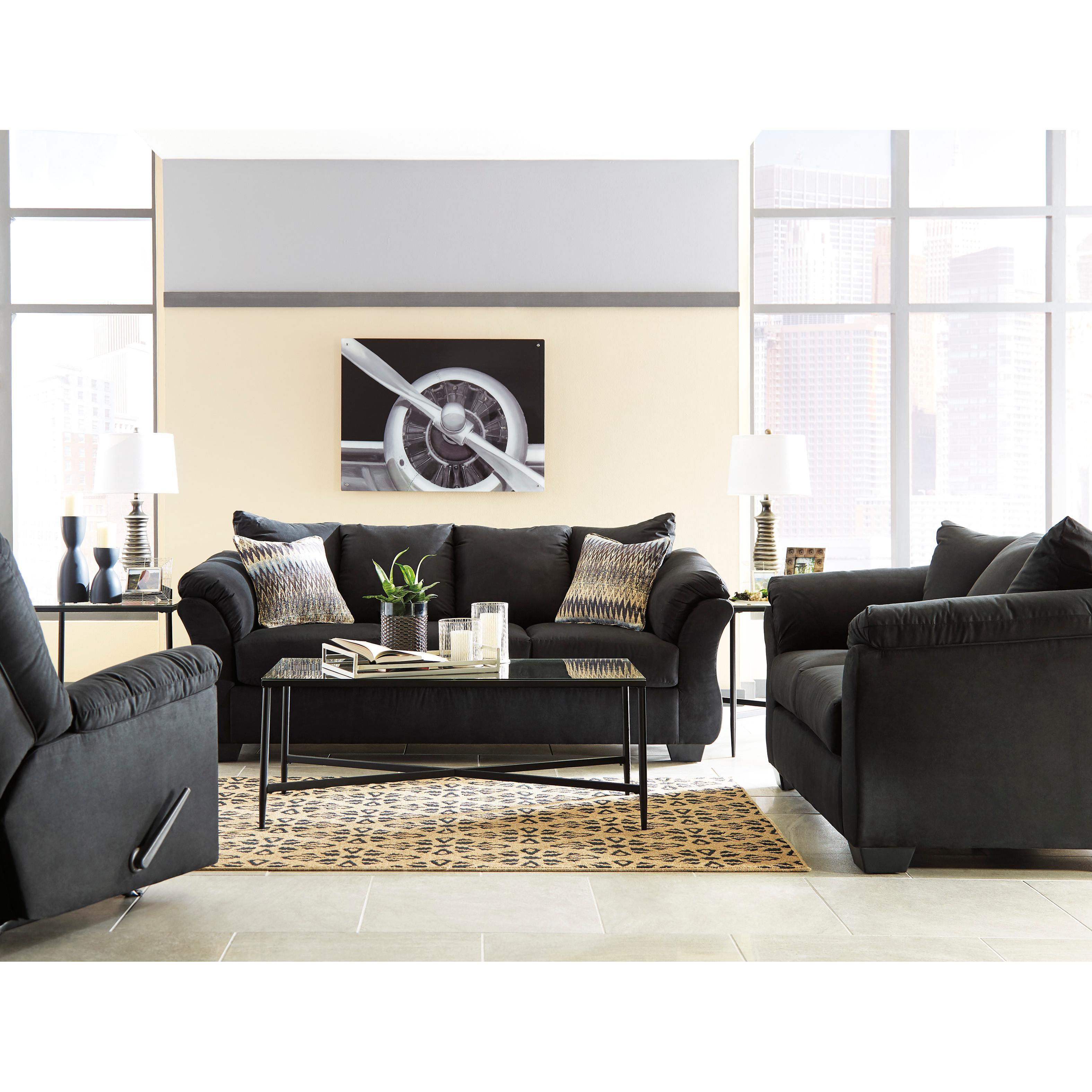  Signature Design by Ashley Darcy 75008U9 3 pc Living Room Set IMAGE 1