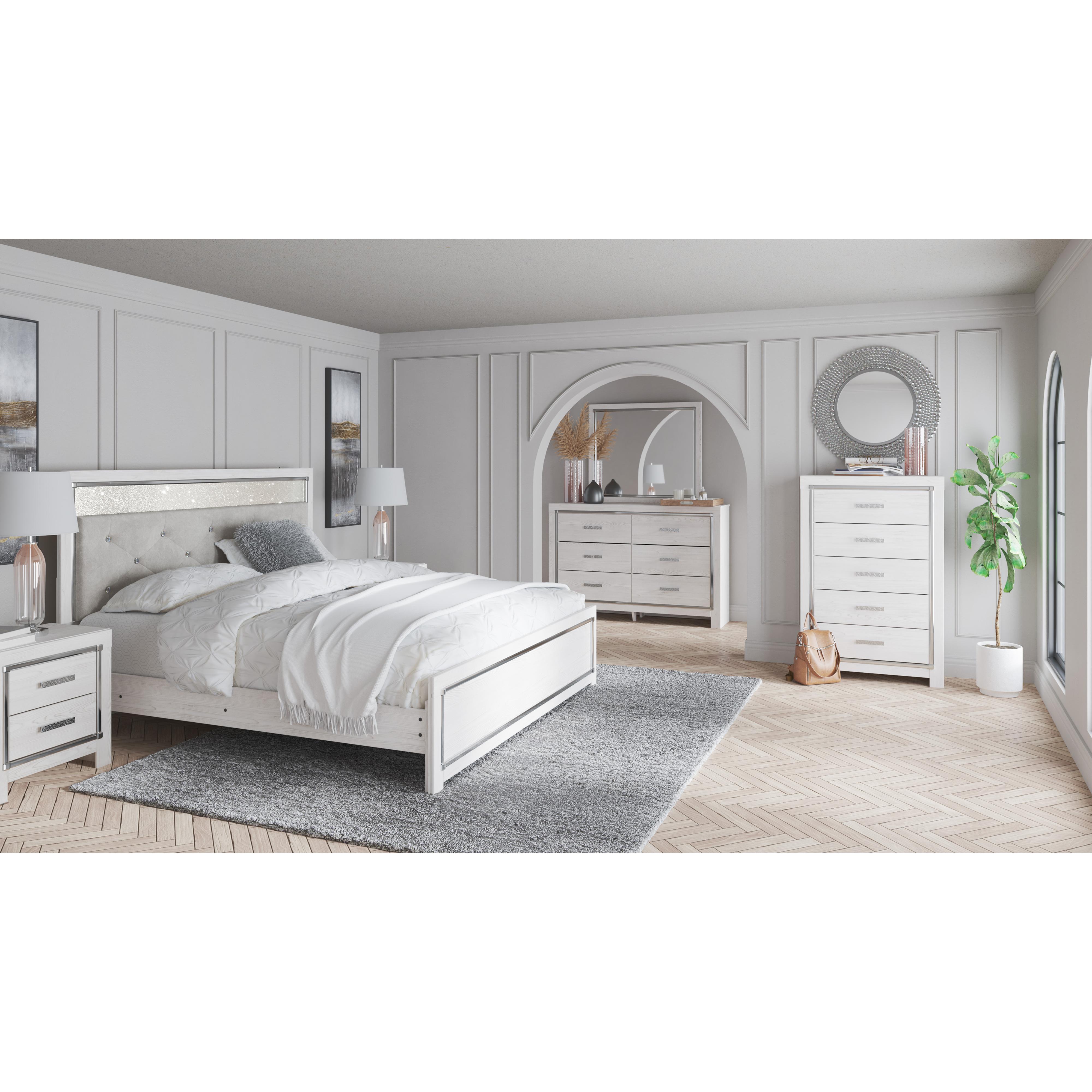 Signature Design by Ashley Altyra B2640B59 7 pc King Panel Bedroom Set IMAGE 1