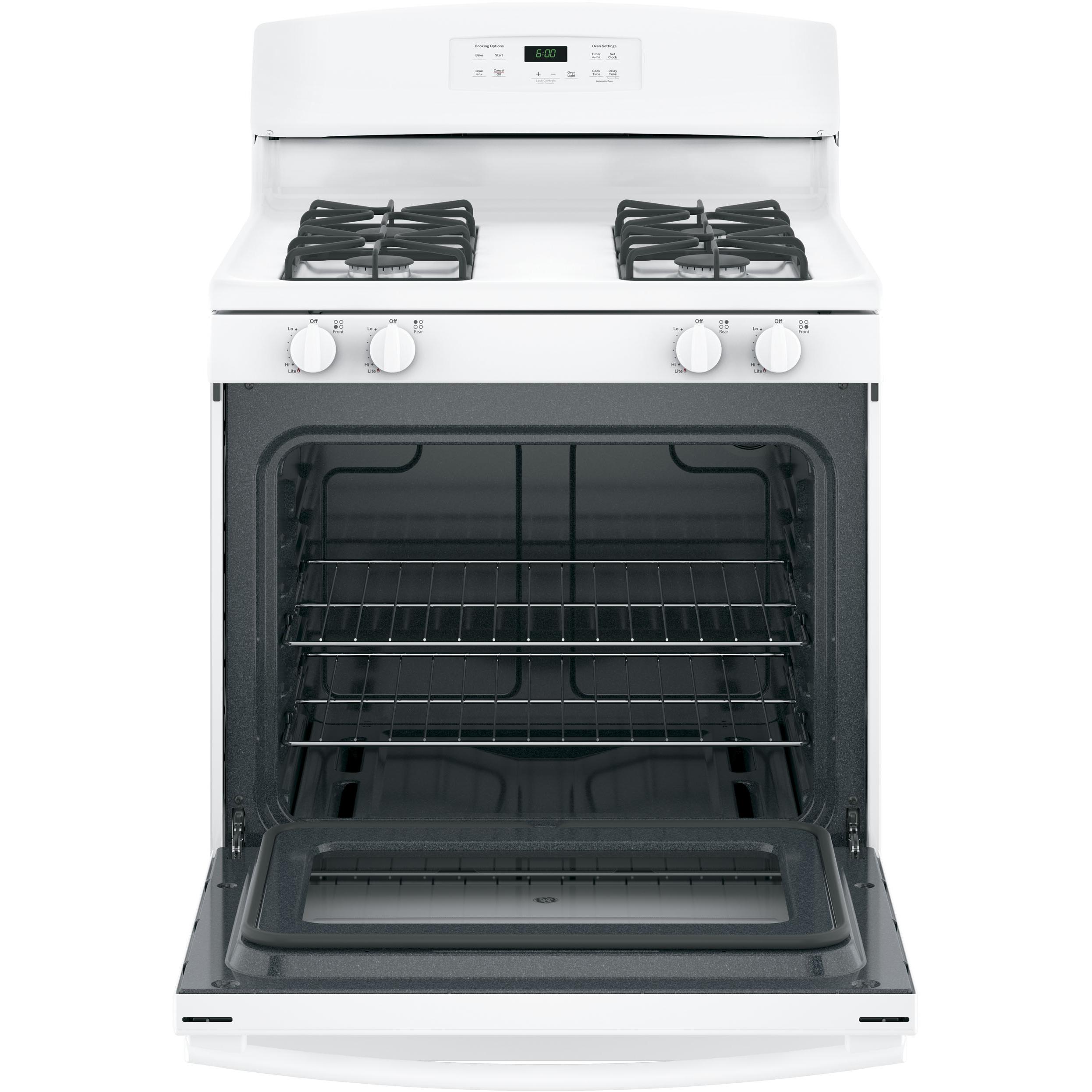  GE 30-inch Freestanding Gas Range JCGBS60DEKWW IMAGE 2