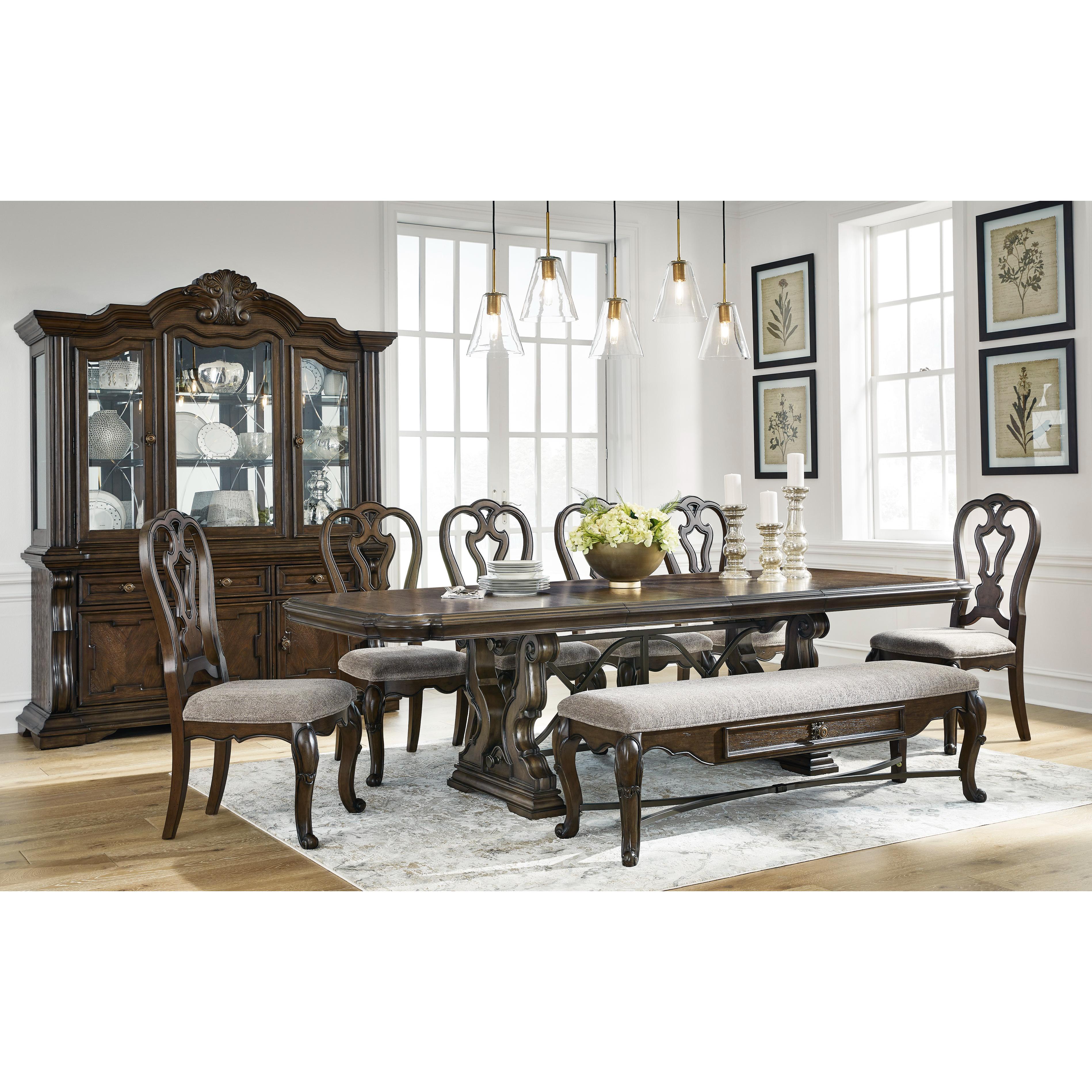  Signature Design by Ashley Maylee D947D15 8 pc Dining Set IMAGE 2