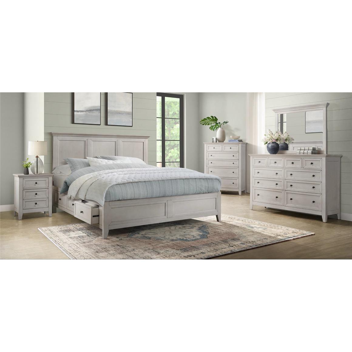  Intercon Furniture San Mateo 8865 6 pc Queen Panel Bedroom Set IMAGE 1