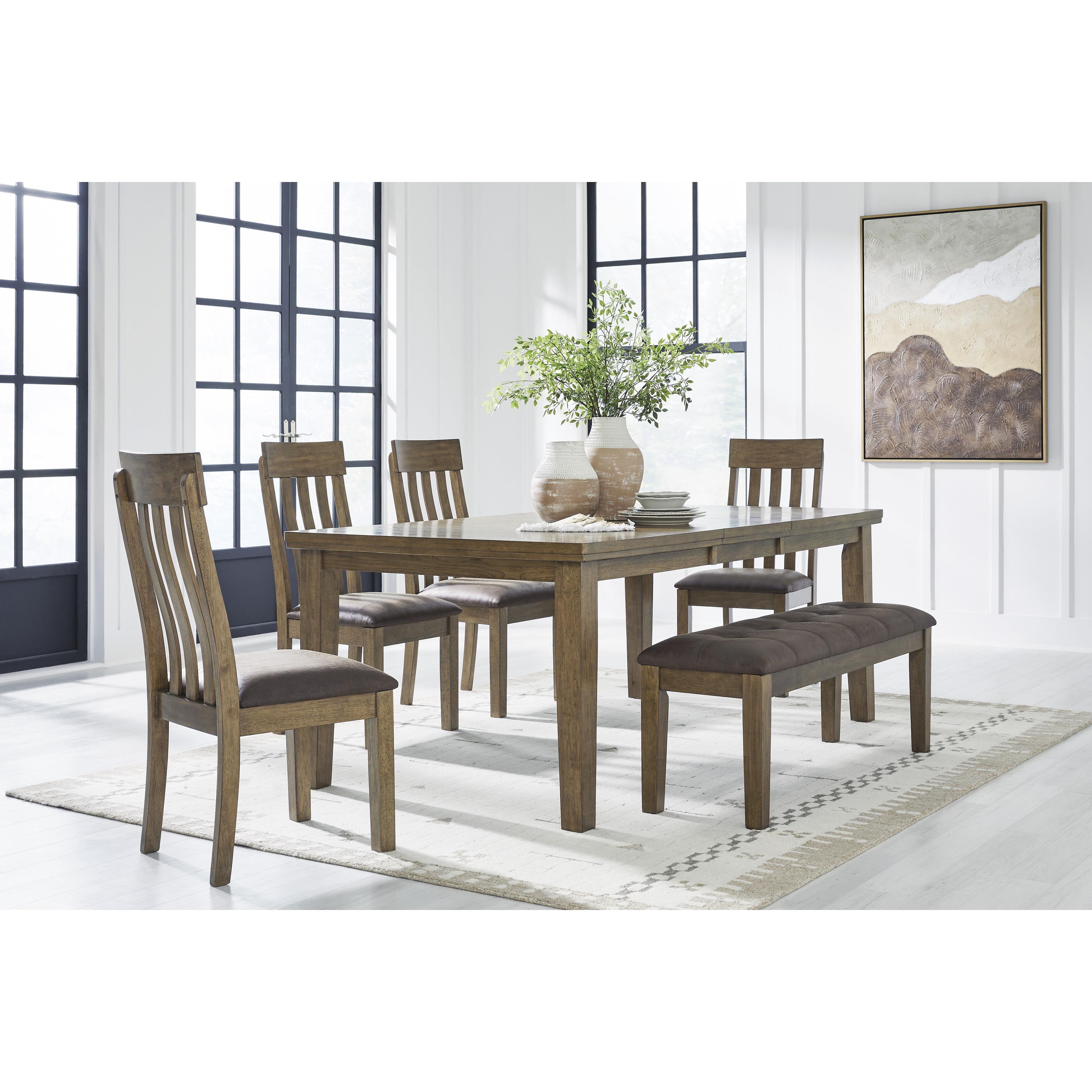  Signature Design by Ashley Urbinforte PCD592 6 pc Dining Set IMAGE 1
