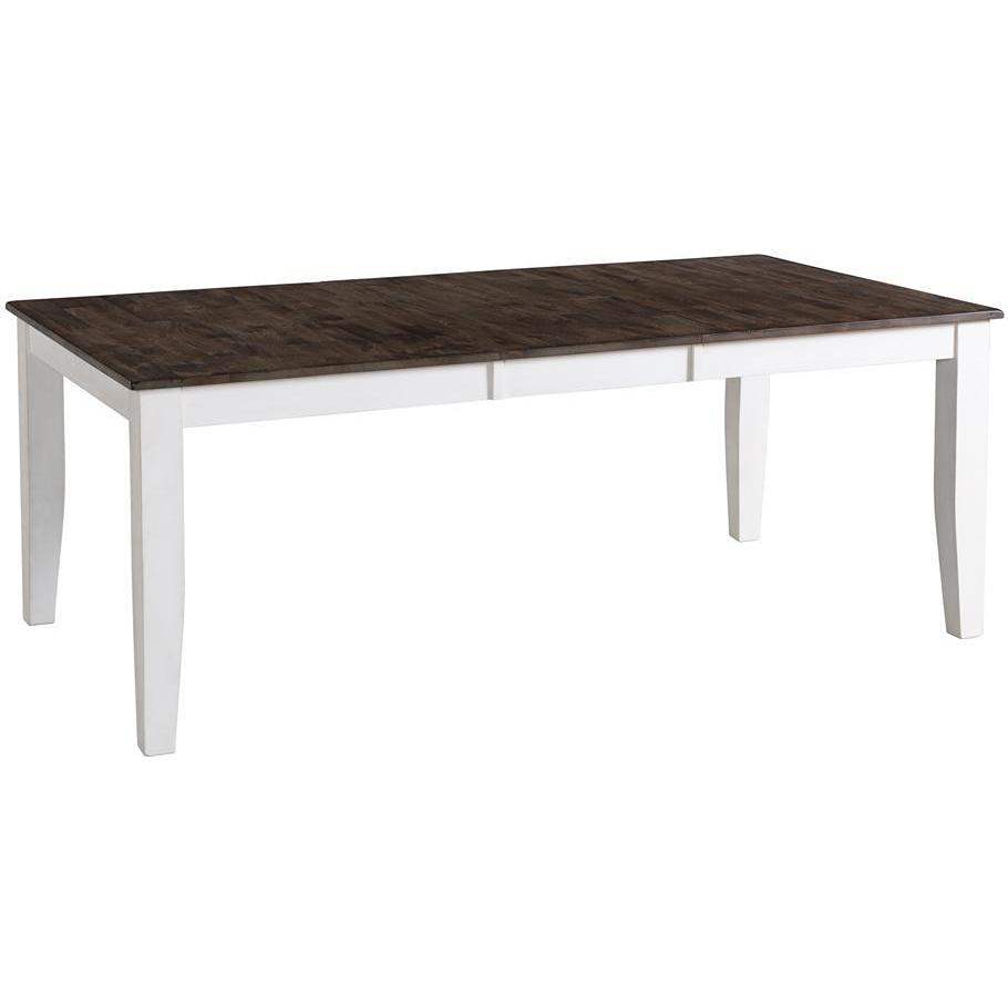  Intercon Furniture Kona 7 pc Dining Set - Gray/White IMAGE 3