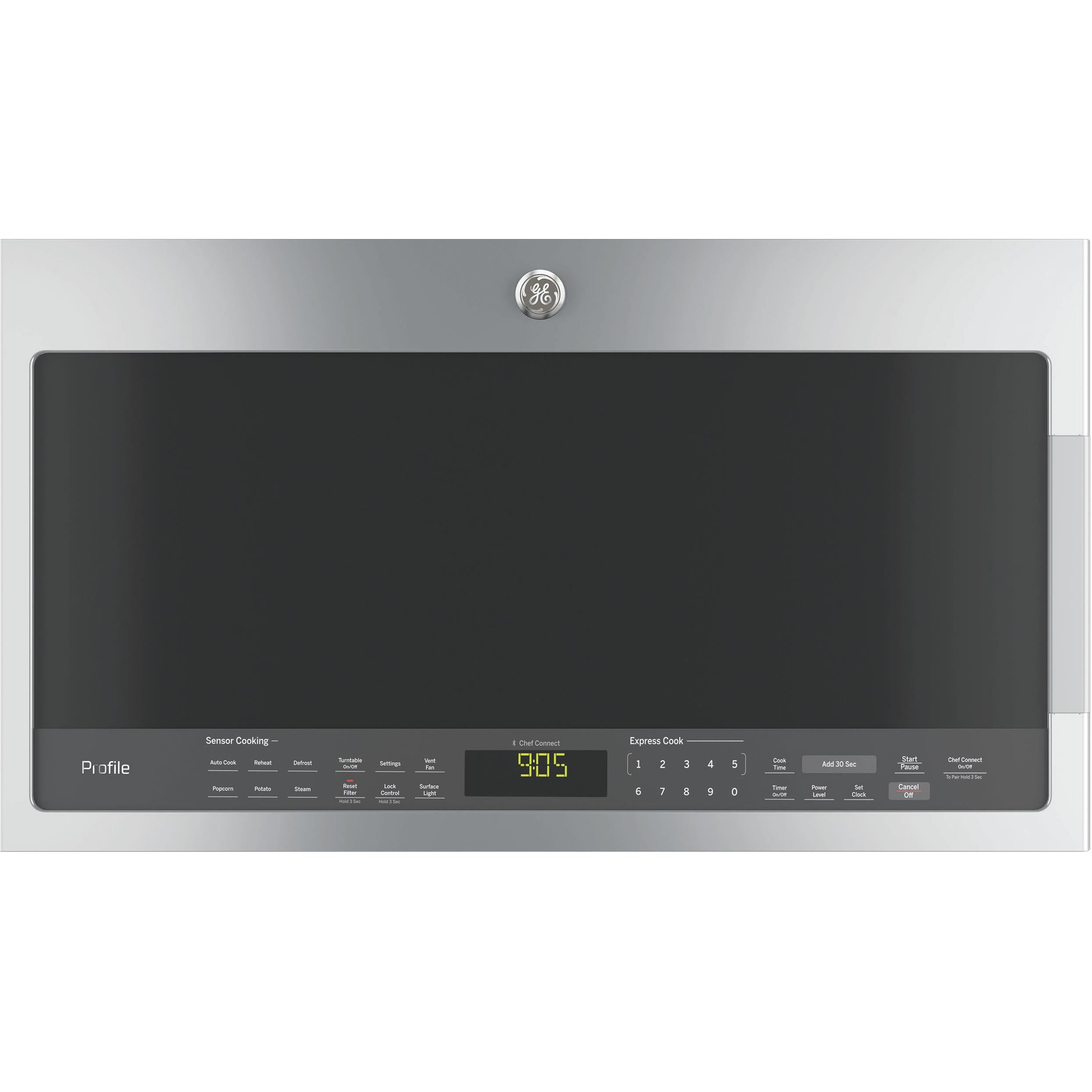  GE Profile 30-inch, 2.1 cu. ft. Over-the-Range Microwave Oven with Chef Connect PVM2188SJC IMAGE 1