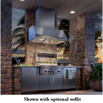  Best WPD39M Series 48in Outdoor Wall Mount Ventilation Hood Liner WPD39M48SB IMAGE 5