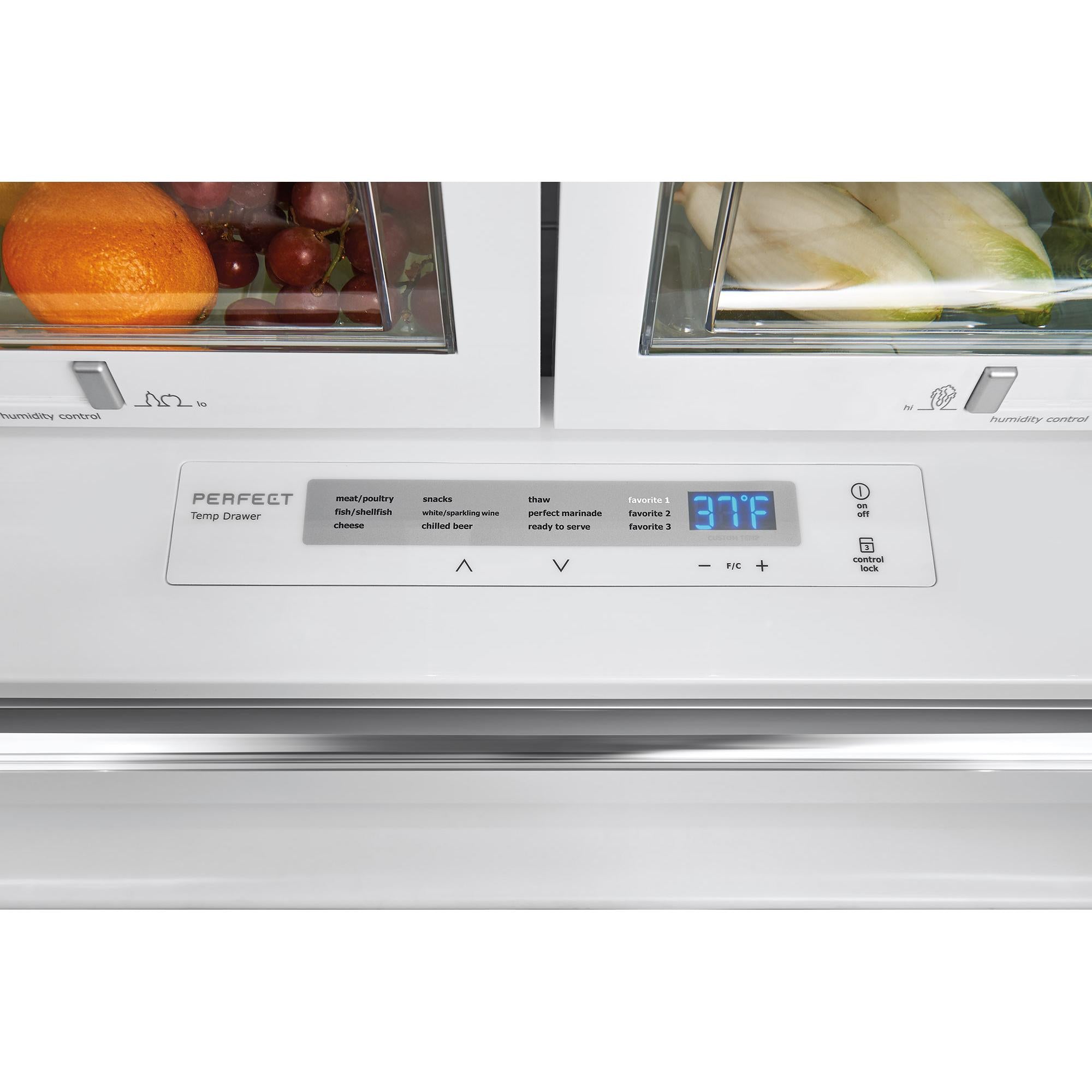 Electrolux 36-inch, 21.5 cu. ft. Counter-Depth French 3-Door Refrigerator with Wave-Touch® Controls EW23BC87SS IMAGE 10
