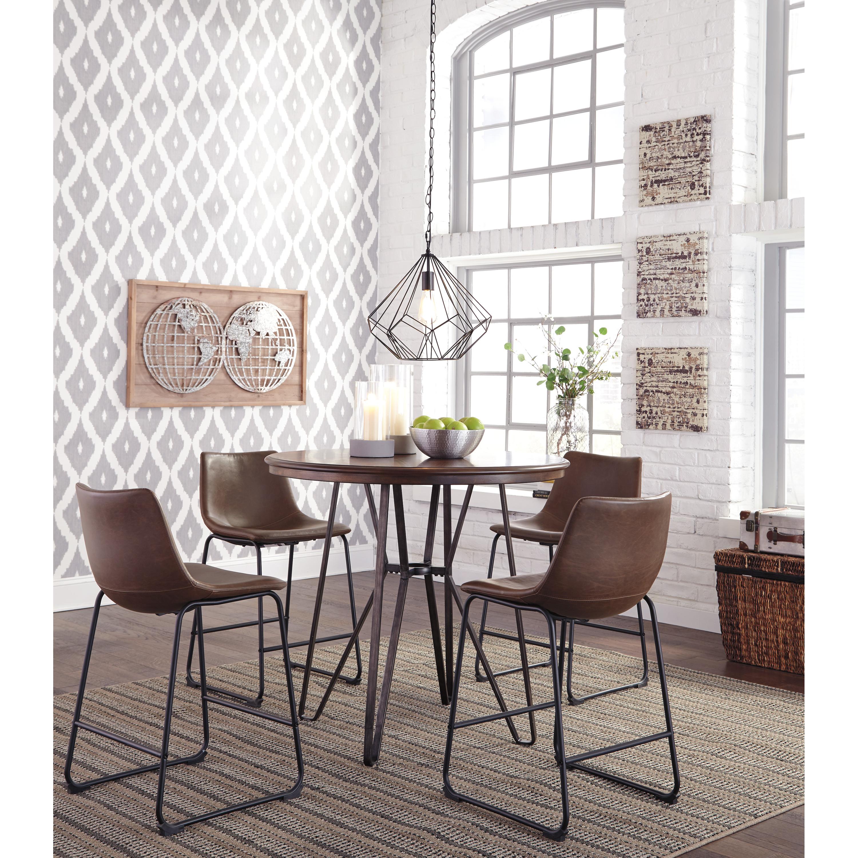  Signature Design by Ashley Centiar Counter Height Stool D372-124 IMAGE 4