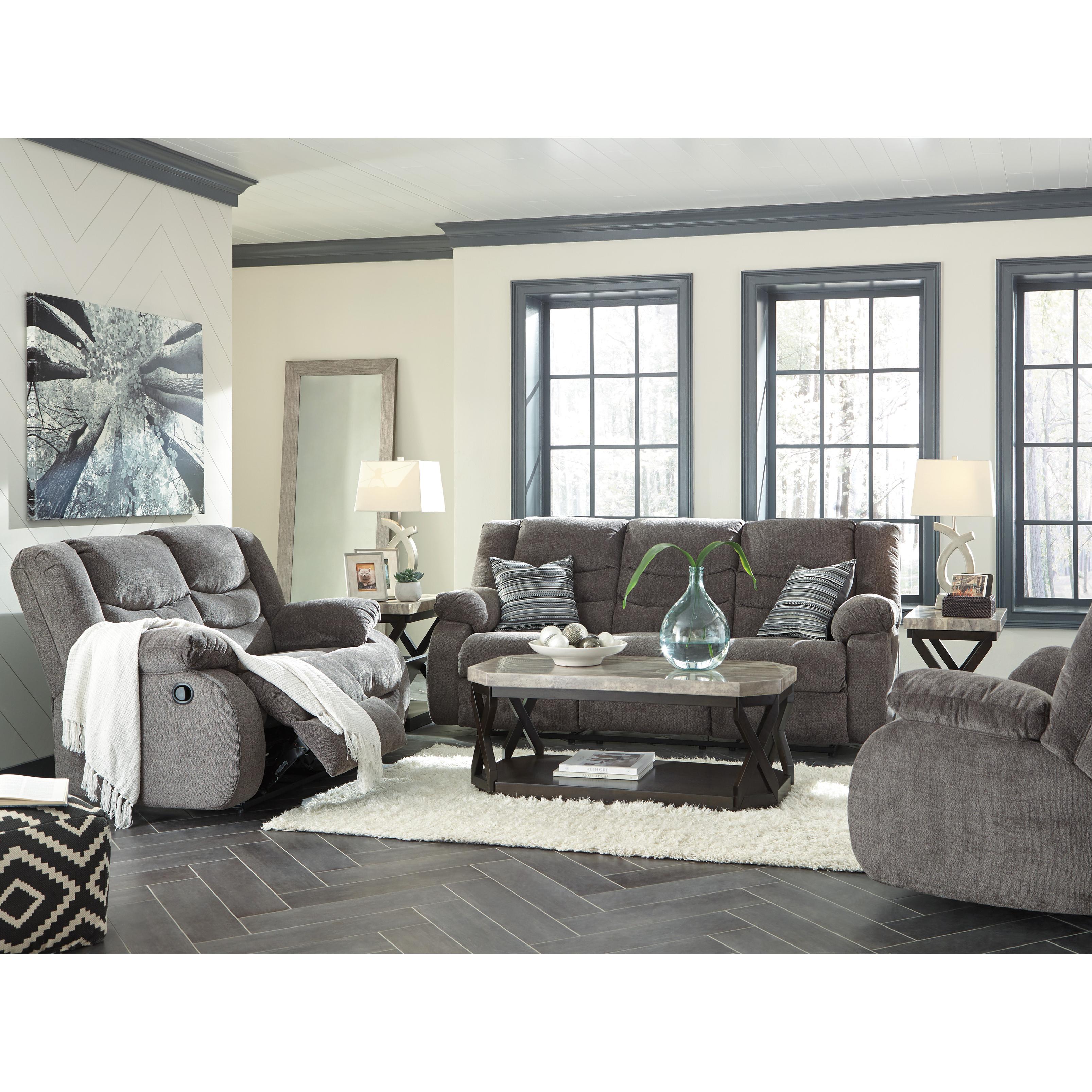  Signature Design by Ashley Tulen Reclining Fabric Sofa 9860688 IMAGE 11