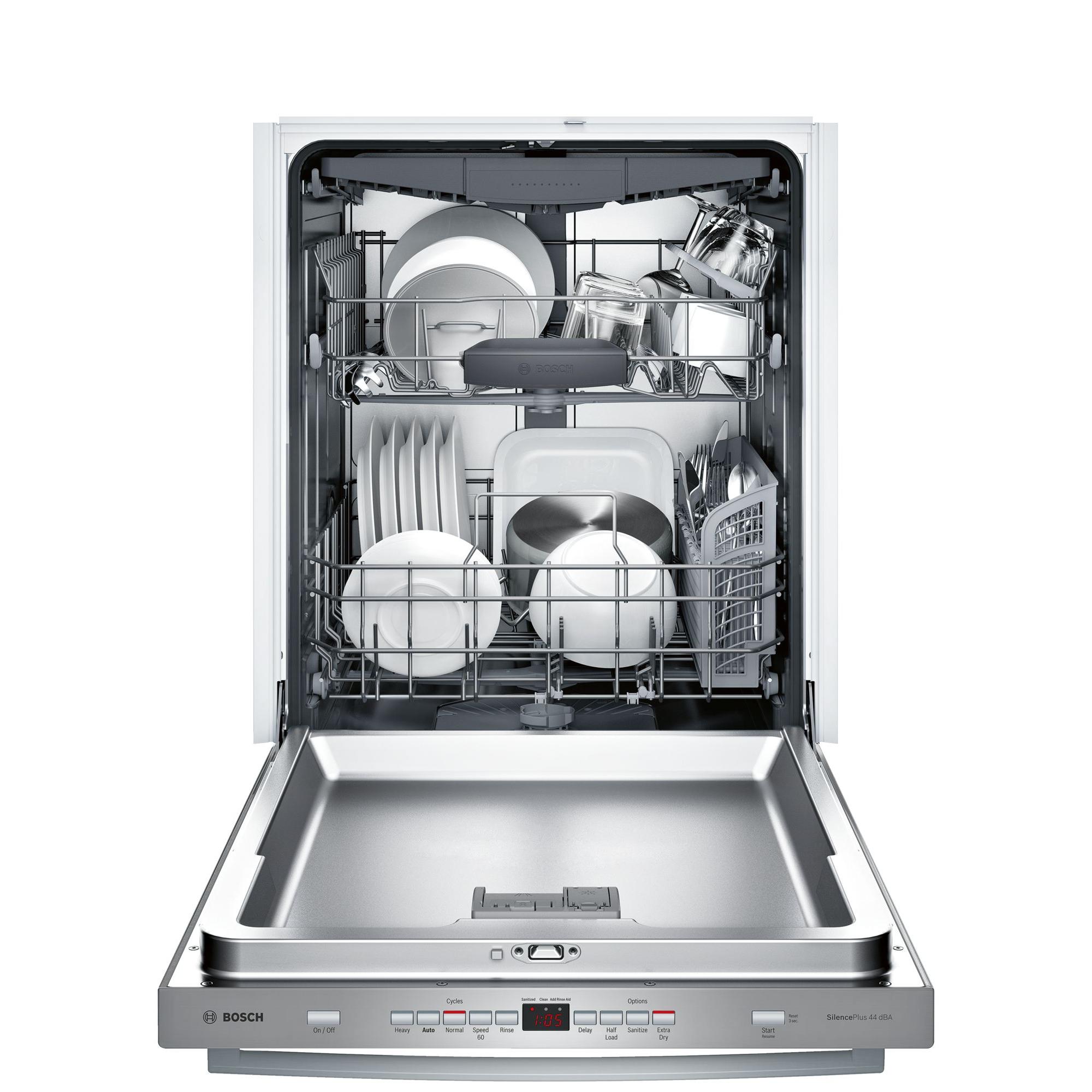  Bosch 24-inch Built-In Dishwasher with RackMatic® System SHXM63W55N IMAGE 2