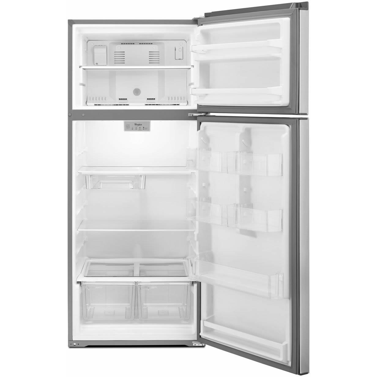  Whirlpool 28-inch, 17.64 cu. ft. Top Freezer Refrigerator WRT518SZFG IMAGE 3