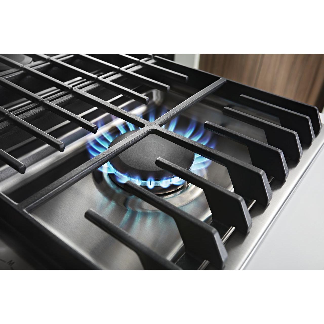  KitchenAid 36-inch Built-in Gas Cooktop with Downdraft KCGD506GSS IMAGE 3