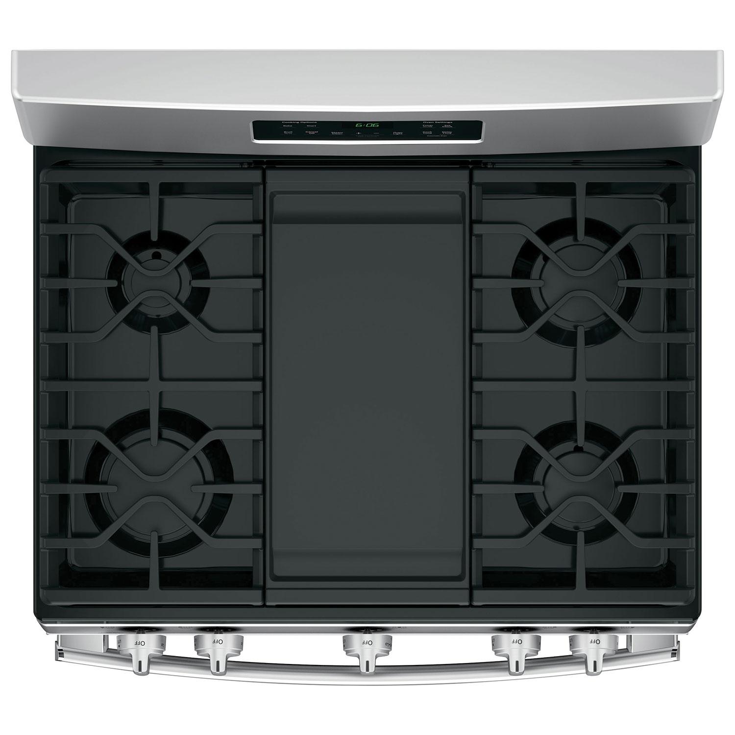 GE 30-inch Freestanding Gas Range with Steam Clean JCGBS66SEKSS IMAGE 5