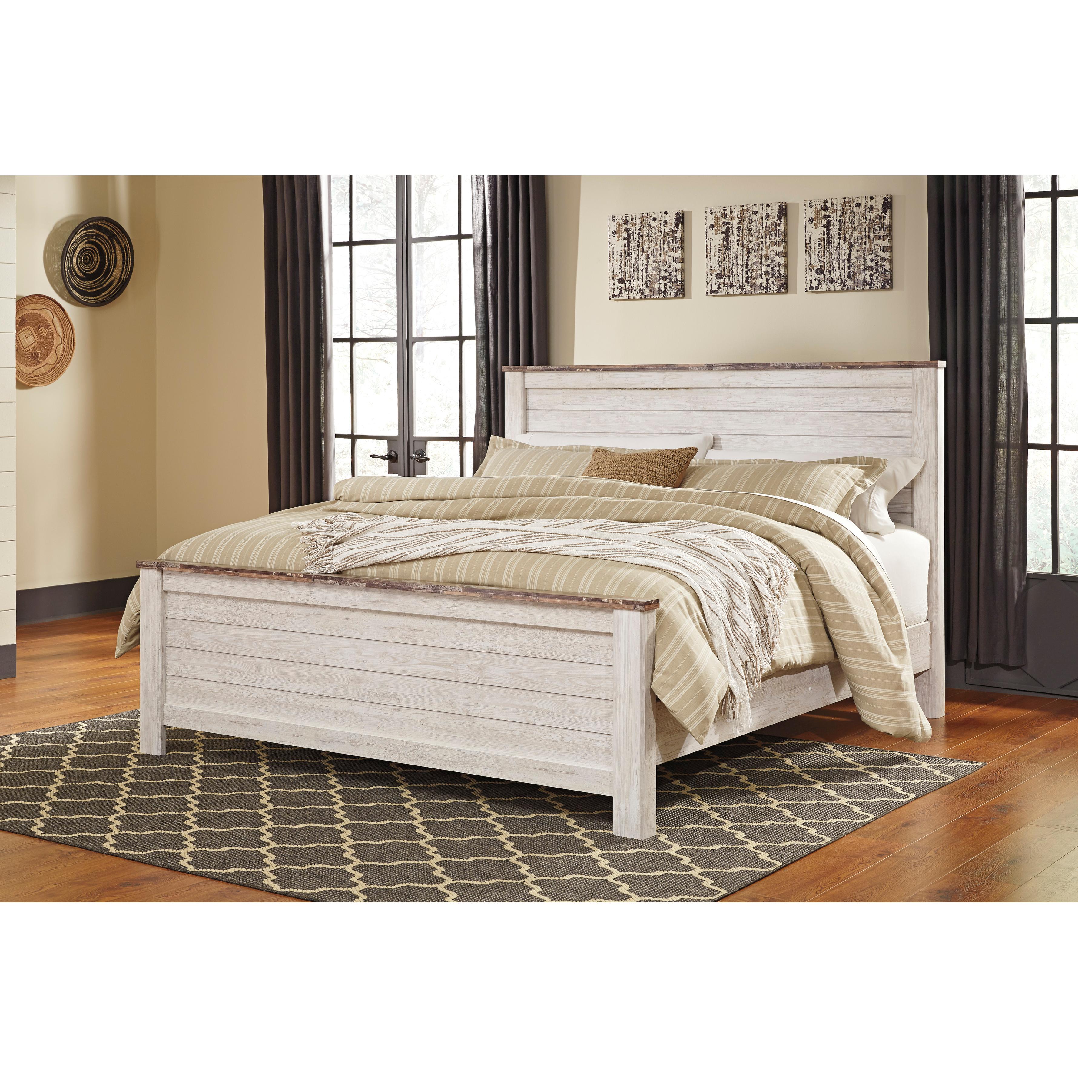  Signature Design by Ashley Willowton California King Panel Bed B267-58/B267-56/B267-94 IMAGE 1