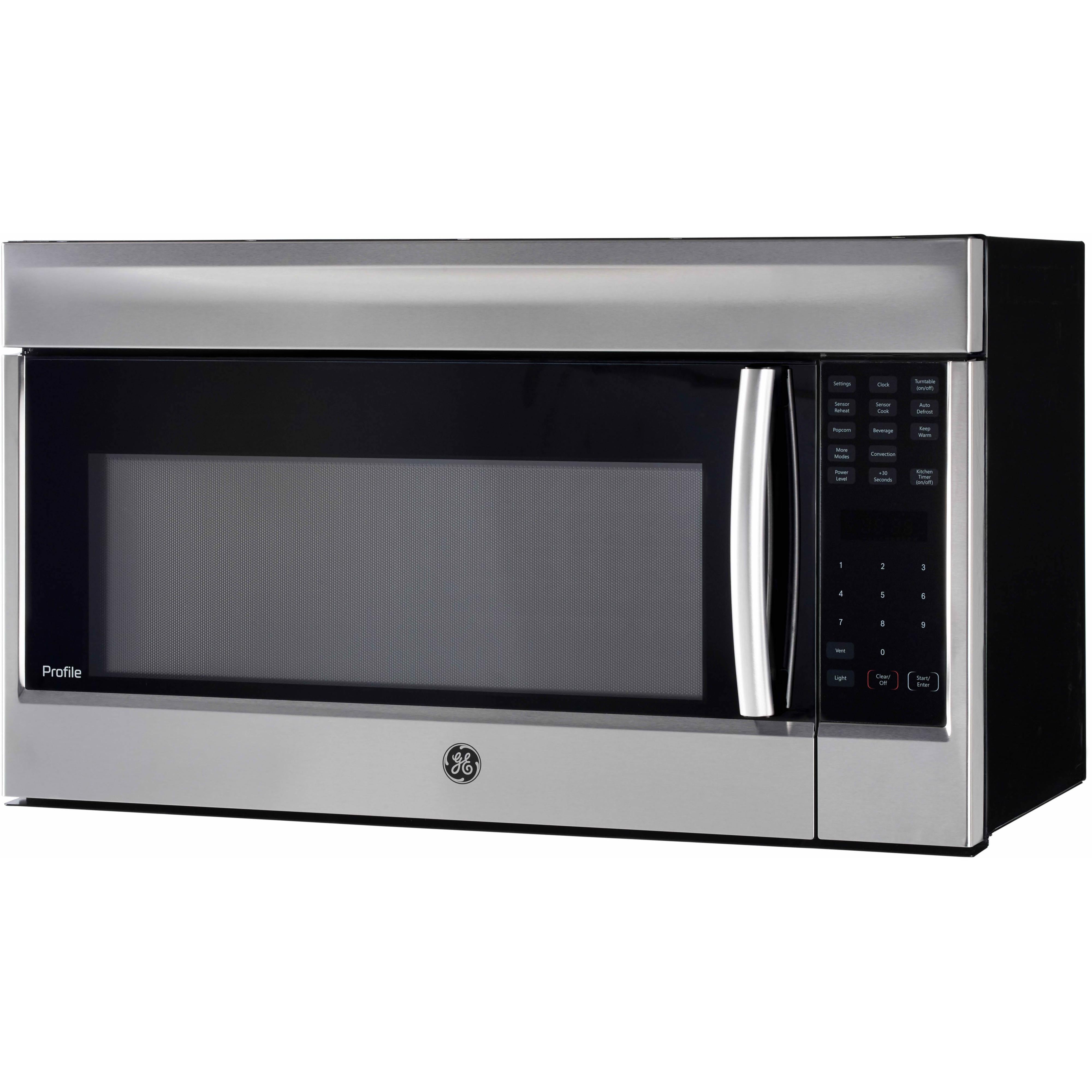  GE Profile 30-inch, 1.8 cu.ft. Over-the-Range Microwave Oven with Convection PVM1899SJC IMAGE 2