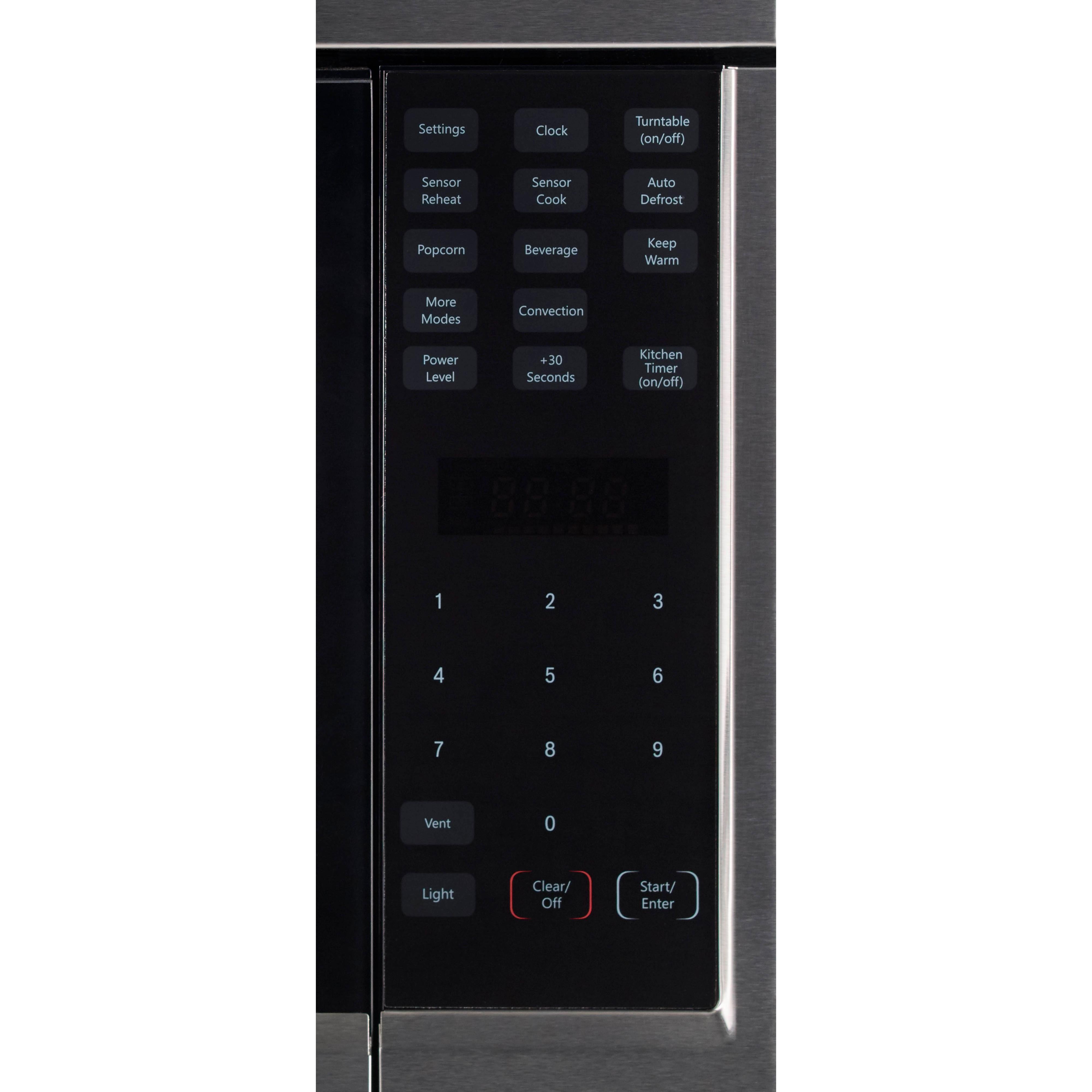  GE Profile 30-inch, 1.8 cu.ft. Over-the-Range Microwave Oven with Convection PVM1899SJC IMAGE 3