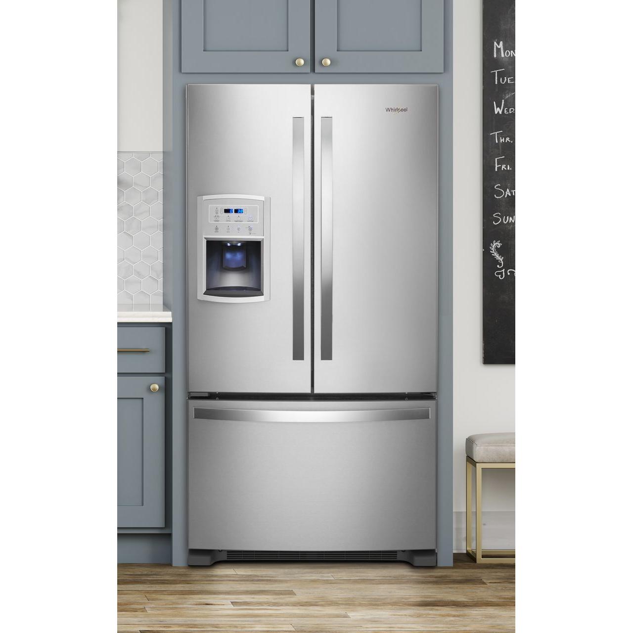  Whirlpool 36-inch, 19.7 cu. ft. Counter-Depth French 3-Door Refrigerator WRF550CDHZ IMAGE 15