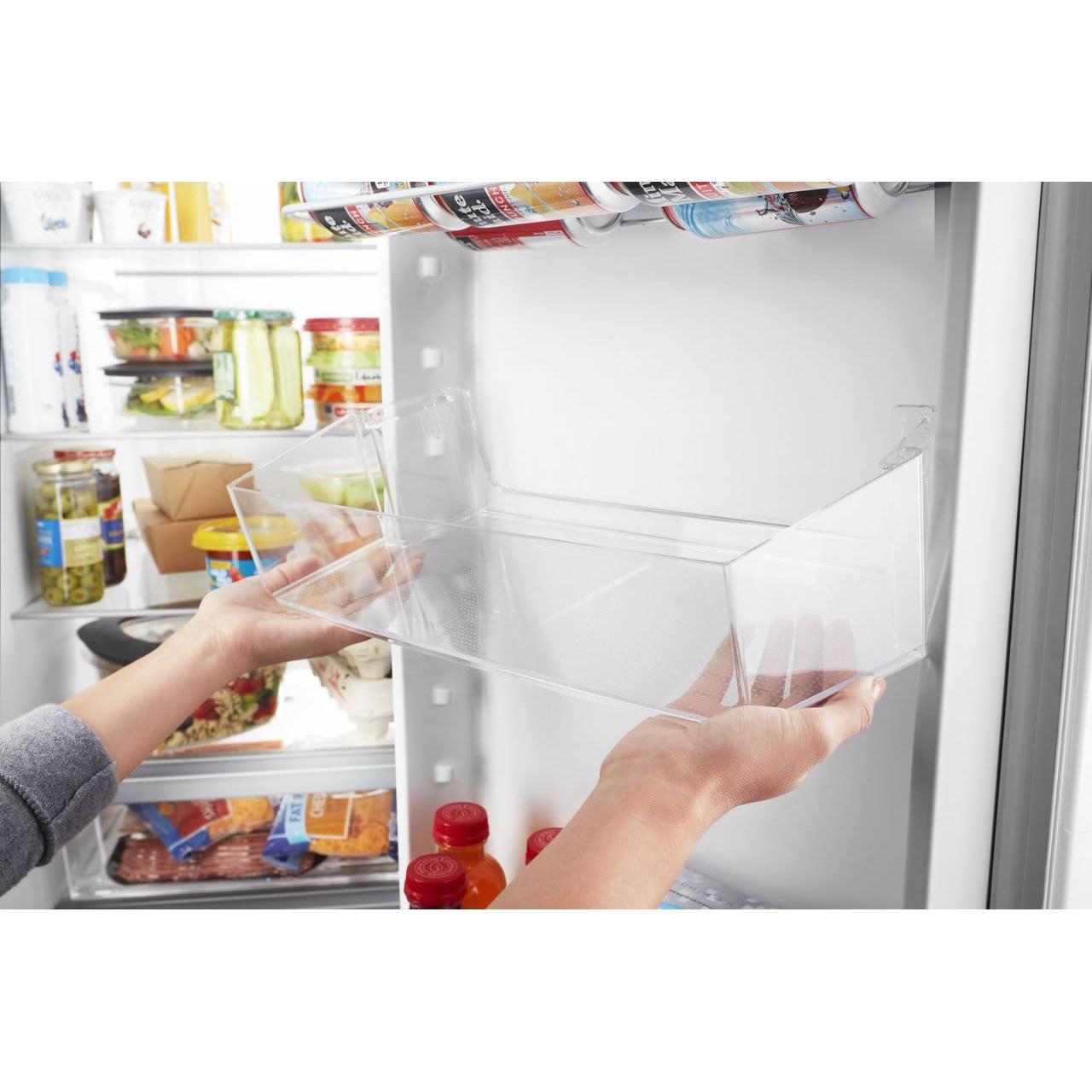  Whirlpool 33-inch, 21.7 cu. ft. Freestanding Side-by-side Refrigerator with Adaptive Defrost WRS312SNHW IMAGE 4
