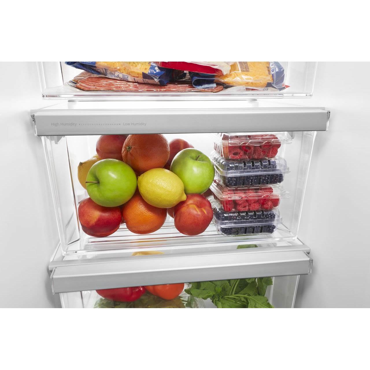  Whirlpool 33-inch, 21.7 cu. ft. Freestanding Side-by-side Refrigerator with Adaptive Defrost WRS312SNHW IMAGE 6