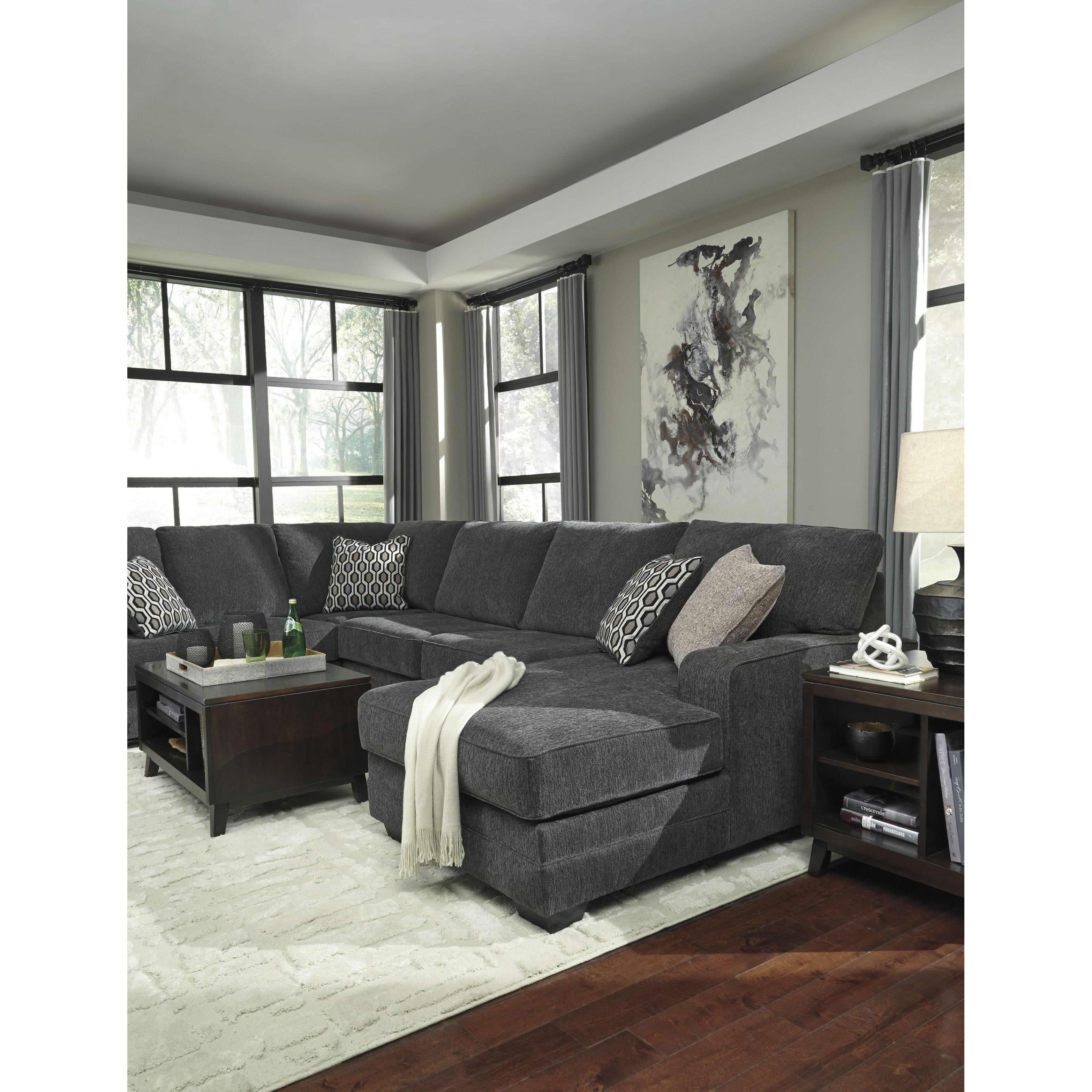  Benchcraft Tracling Fabric 3 pc Sectional 7260066/7260034/7260017 IMAGE 4