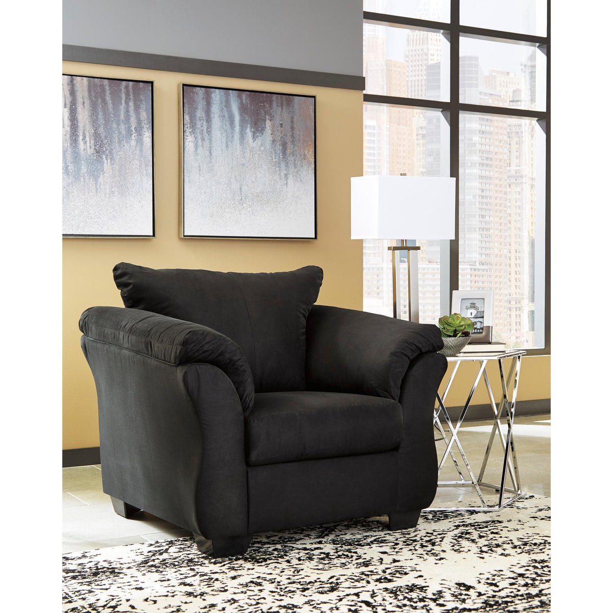  Signature Design by Ashley Darcy Stationary Fabric Chair 7500820 IMAGE 2