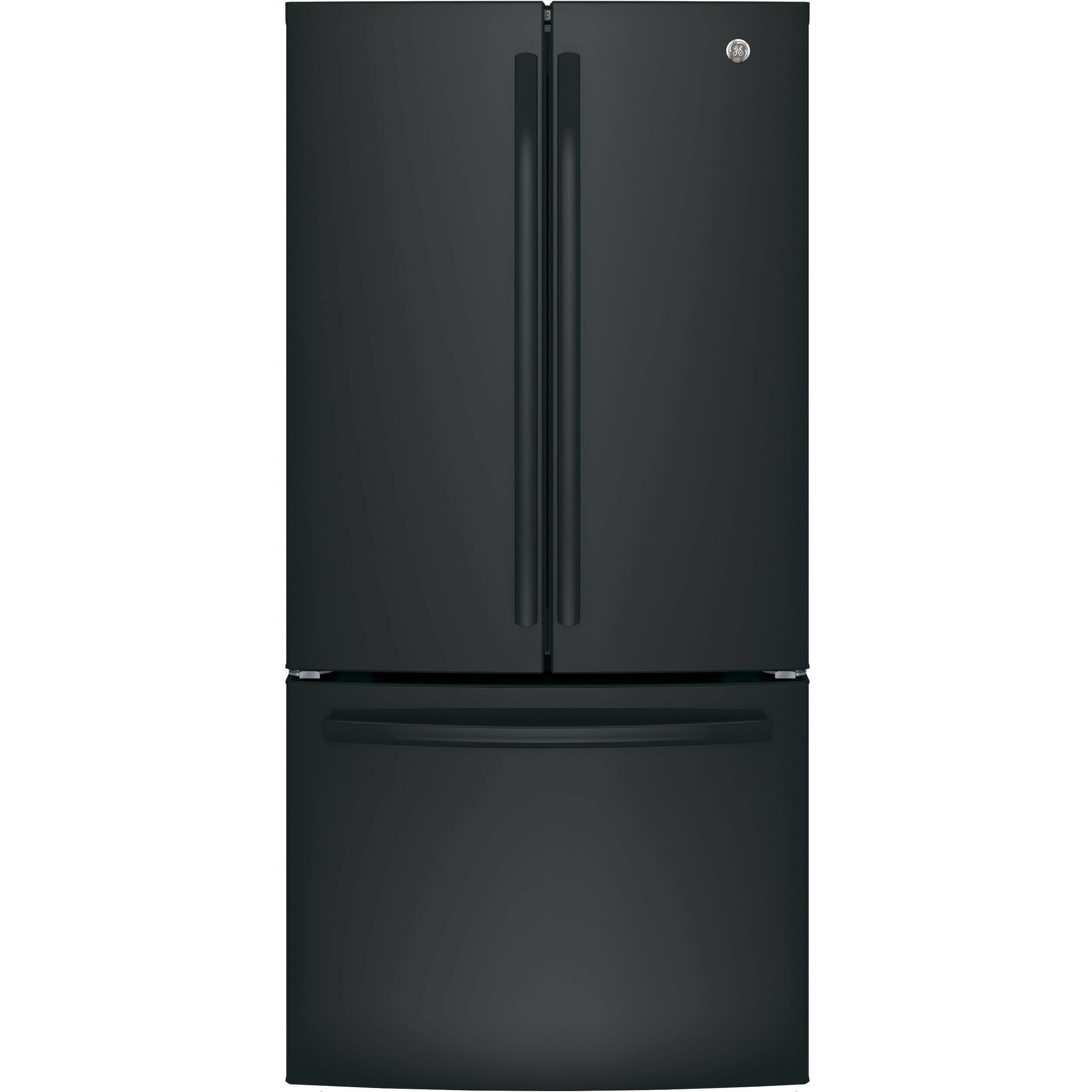  GE 33-inch, 18.6 cu. ft. Counter-Depth French-Door Refrigerator GWE19JGLBB IMAGE 1