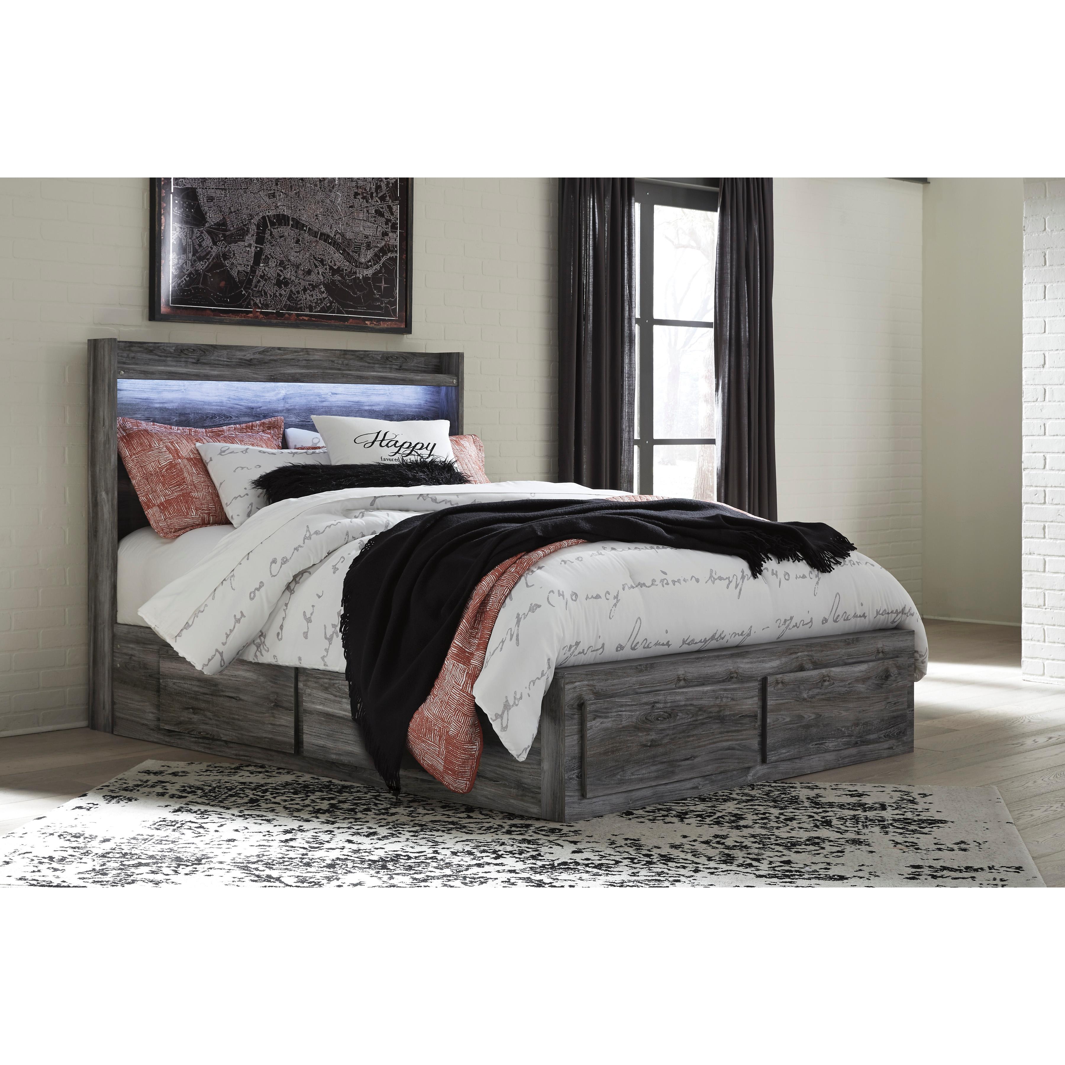  Signature Design by Ashley Baystorm Queen Panel Bed with Storage B221-57/B221-54S/B221-60/B221-60/B100-13 IMAGE 1
