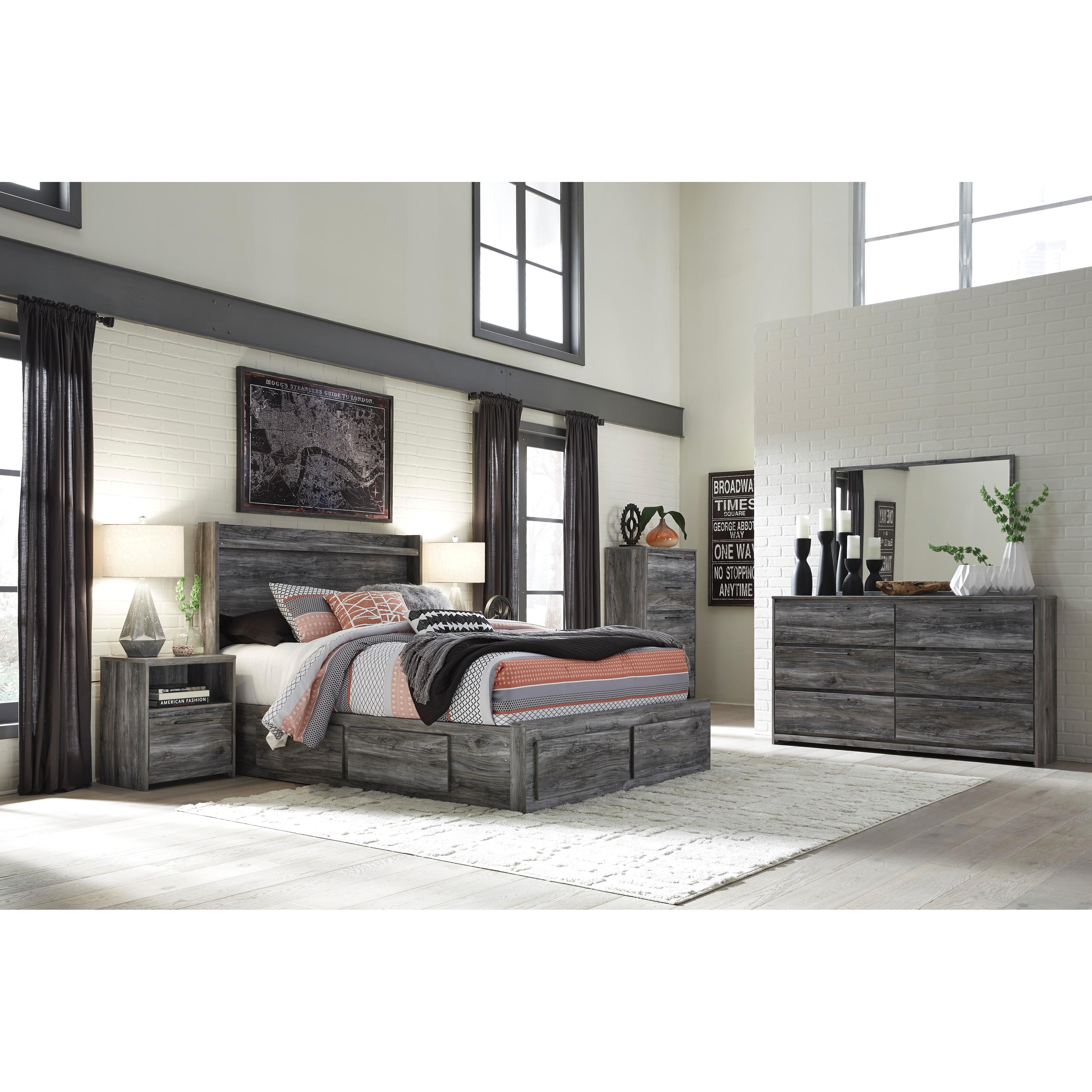  Signature Design by Ashley Baystorm Queen Panel Bed with Storage B221-57/B221-54S/B221-60/B221-60/B100-13 IMAGE 5